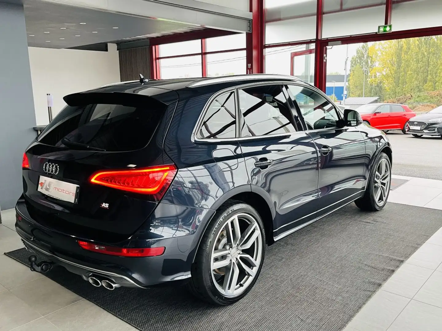 Audi SQ5 TDI V6 326 COMPETITION BVA8 QUATTRO GPS CAMERA ATTELAGE KEYLESS BI-XENON HIFI B&O REGULATEUR ADA Blauw - 2