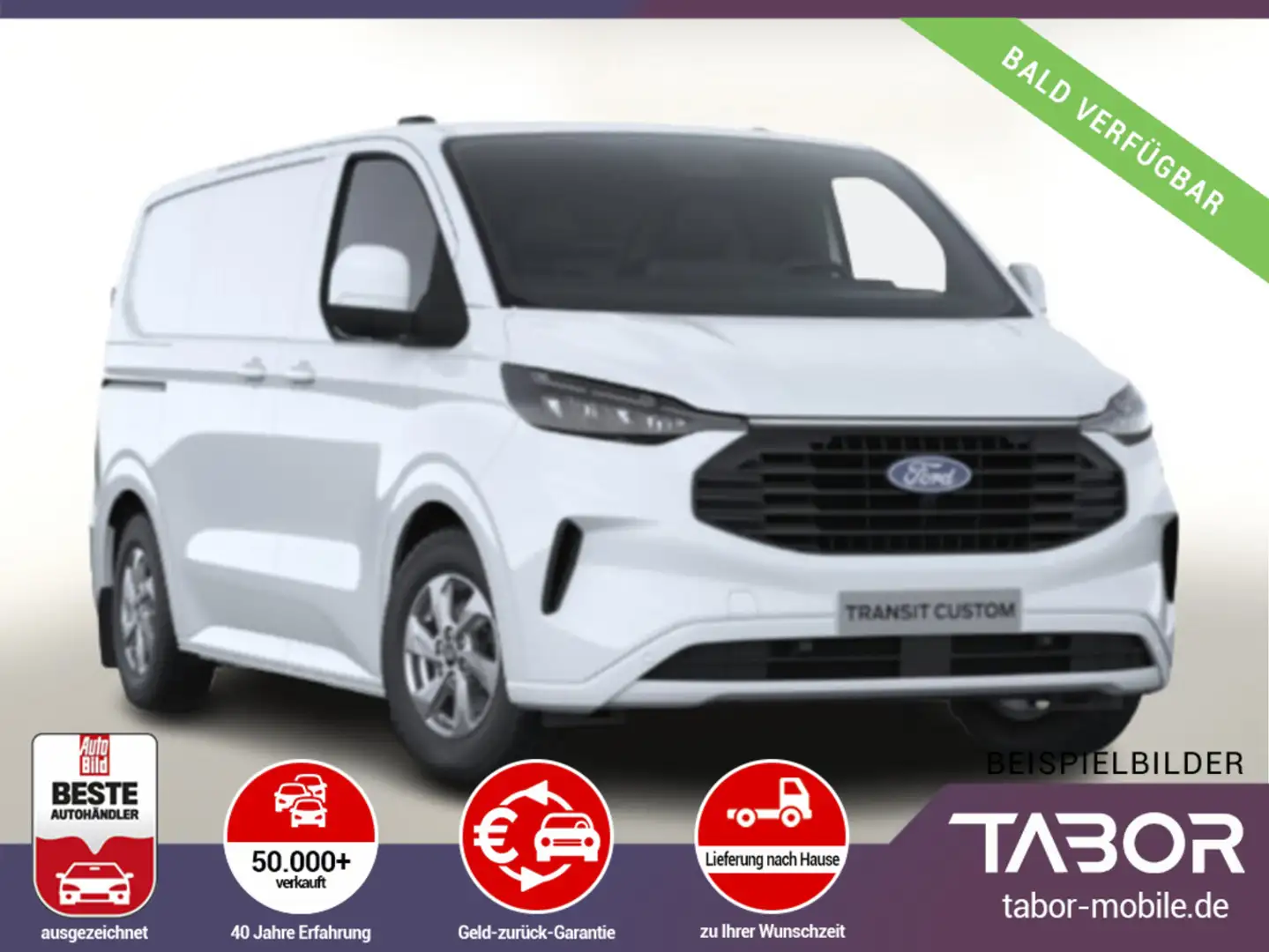 Ford Transit Custom TDCi 150 Limited 300 L1 LED Kam Bianco - 1
