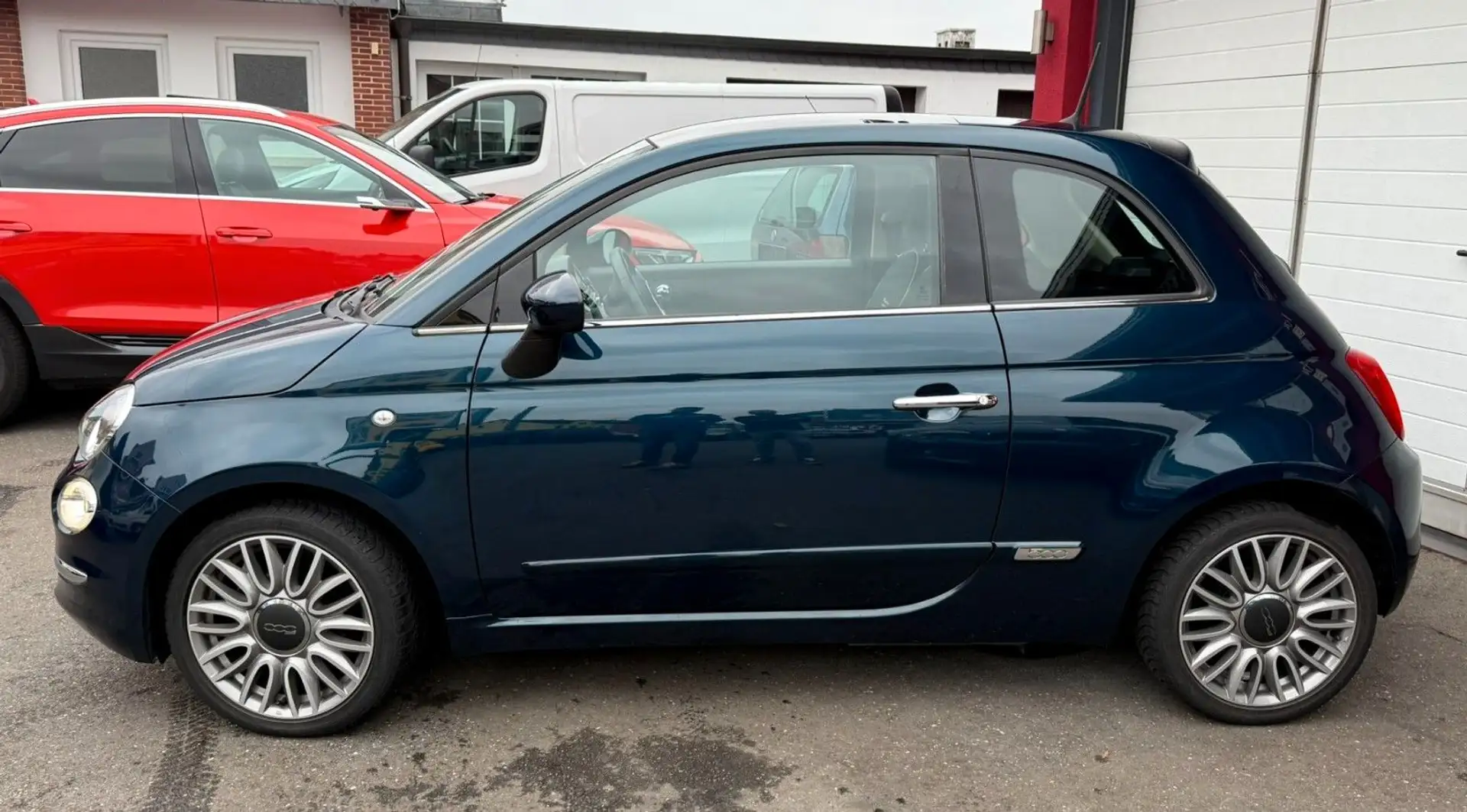 Fiat 500 44Tkm/Pano/Pdc Blau - 2