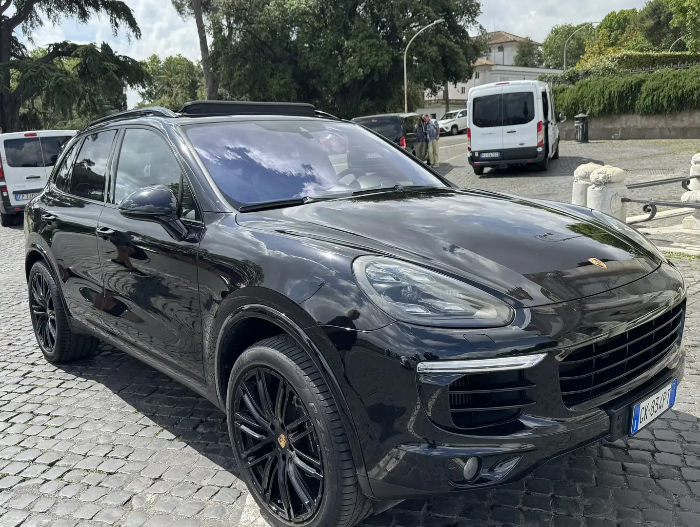 Porsche Cayenne 3.0 V6 tdi S tiptronic Platinum Edition Tetto elet Noir - 1