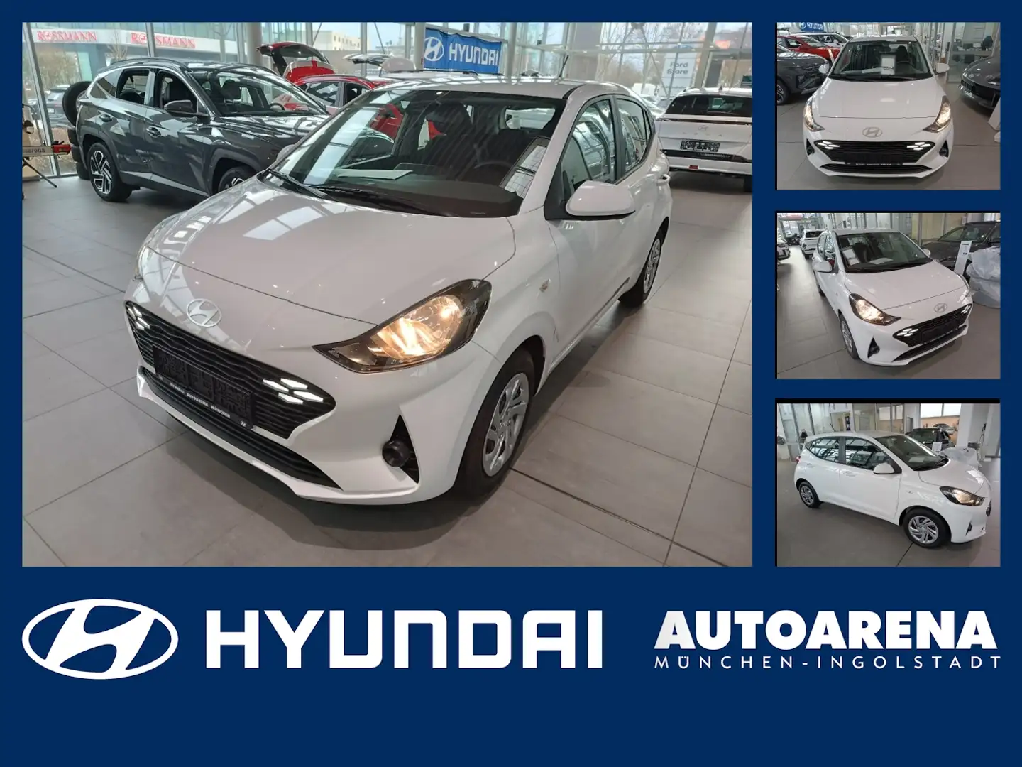 Hyundai i10 1.0 Select FLA SpurH Navi PDC KAM Wit - 1