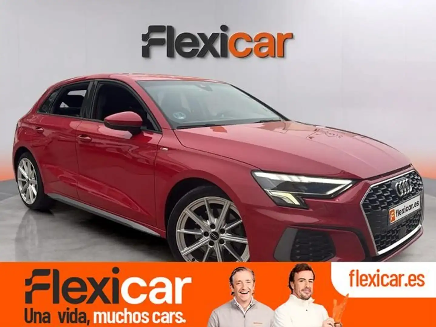 Audi A3 Sportback 30TDI Rojo - 1