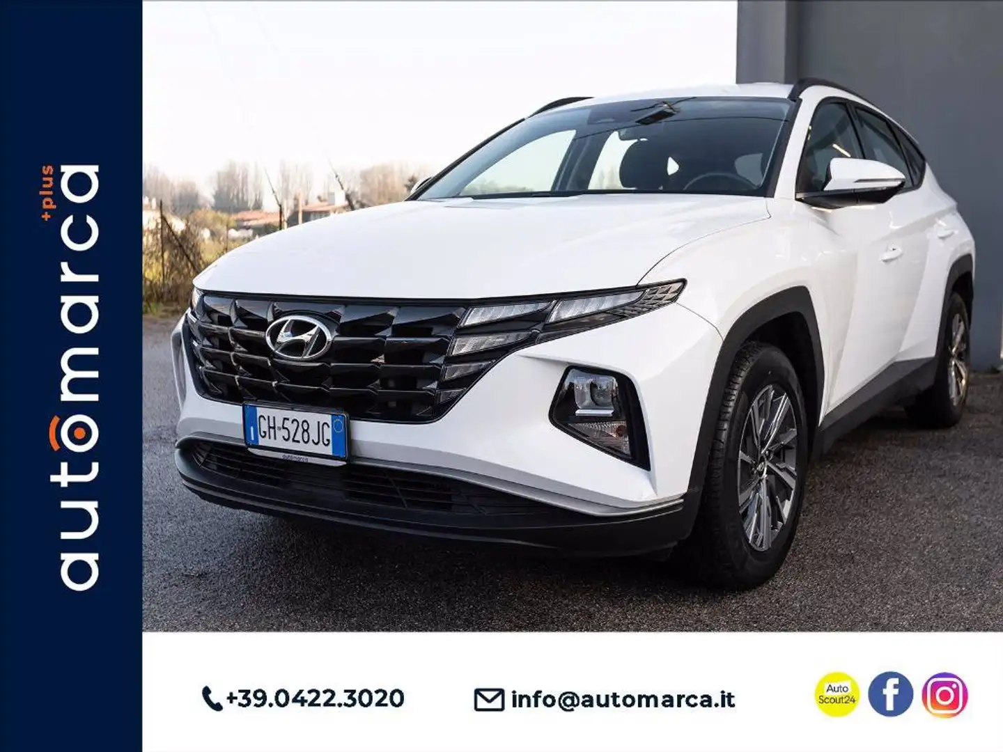 Hyundai TUCSON 1.6 crdi Xtech 2wd Bianco - 1