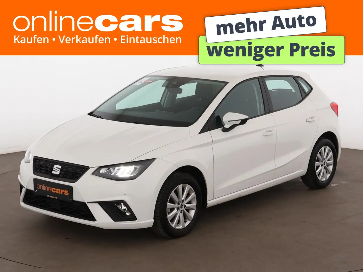 SEAT Ibiza 1.0 TSI Style LED R-CAM ASSIST TEMPOMAT PDC Weiß - 1