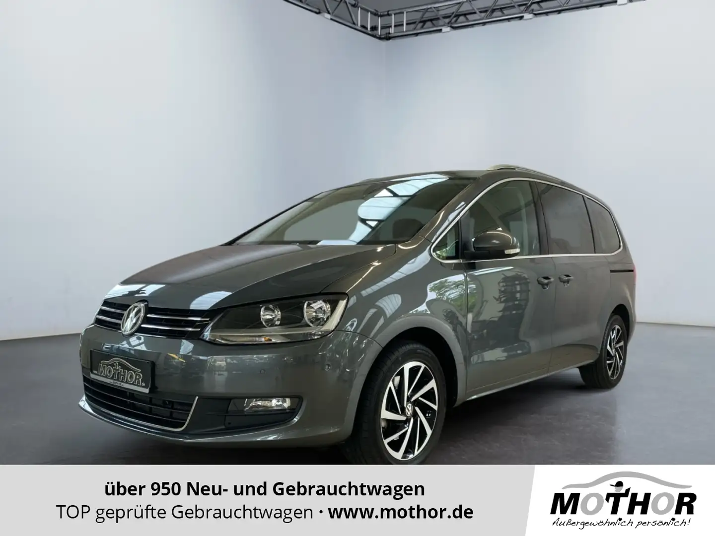 Volkswagen Sharan Join 1.4 TSI DSG ACC AHK Kamera PDC Klima Grau - 1