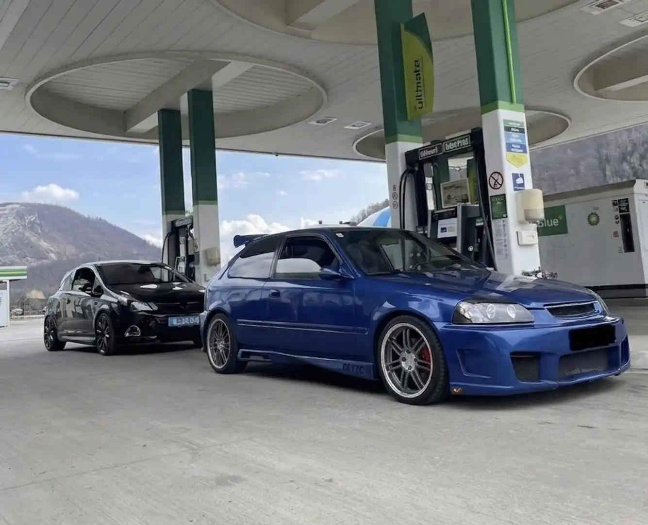 Honda Civic EK3 Vtec Blau - 1