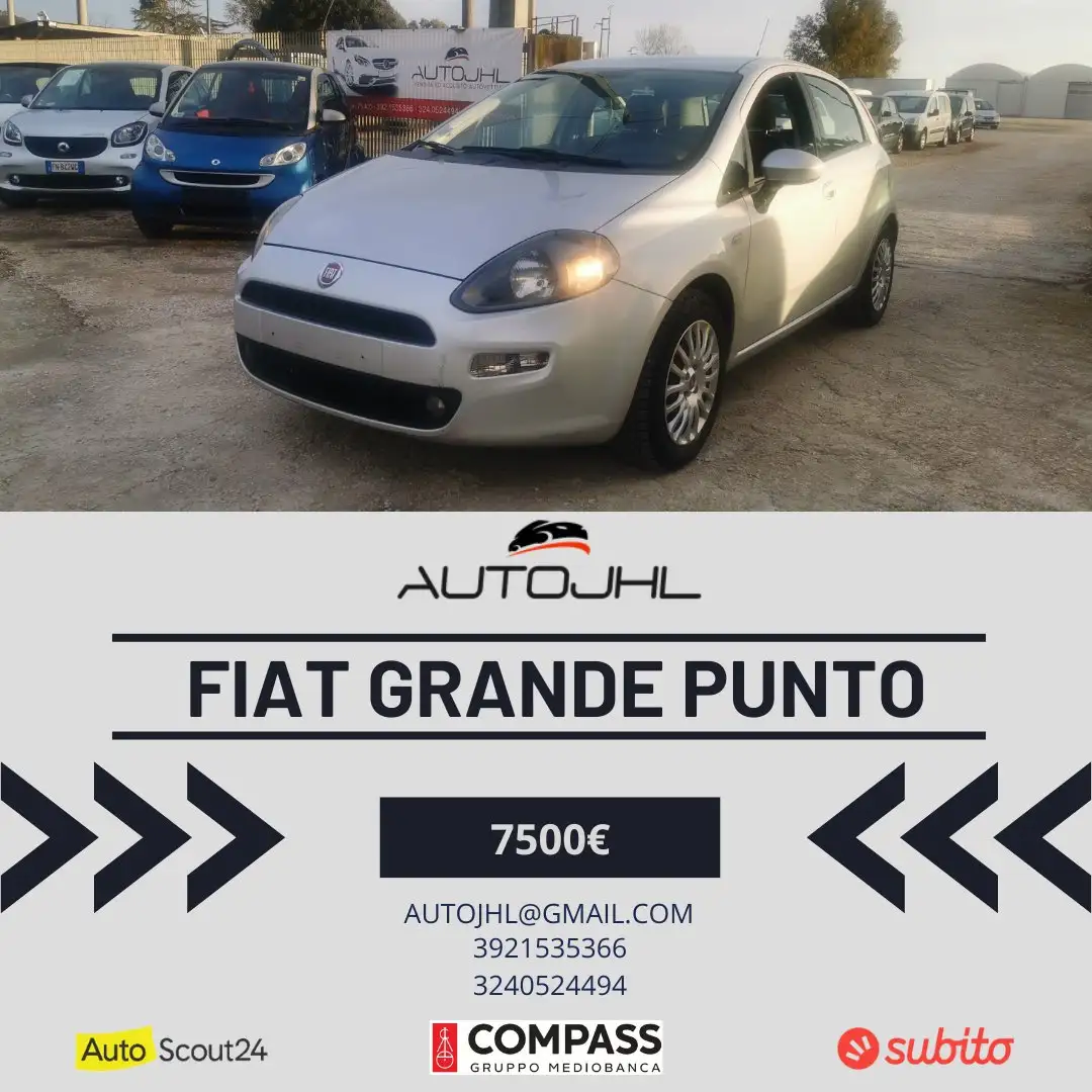 Fiat Grande Punto Evo Zilver - 1