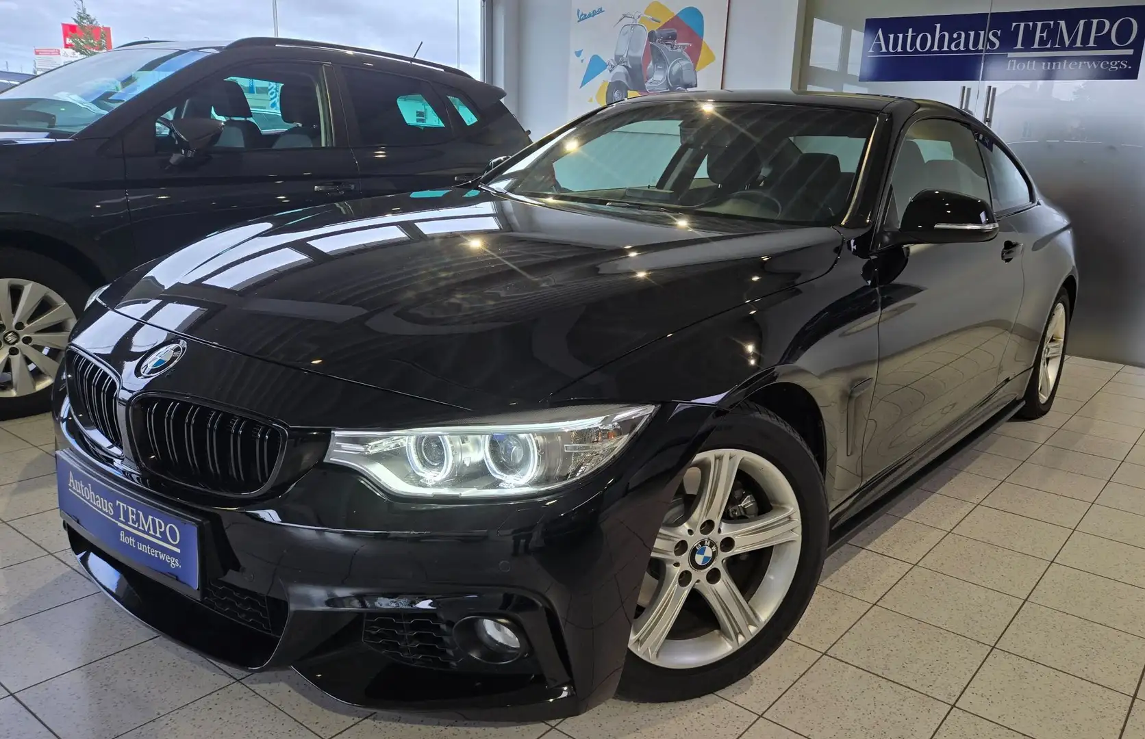 BMW 430 4er Coupe 430d Schwarz - 1