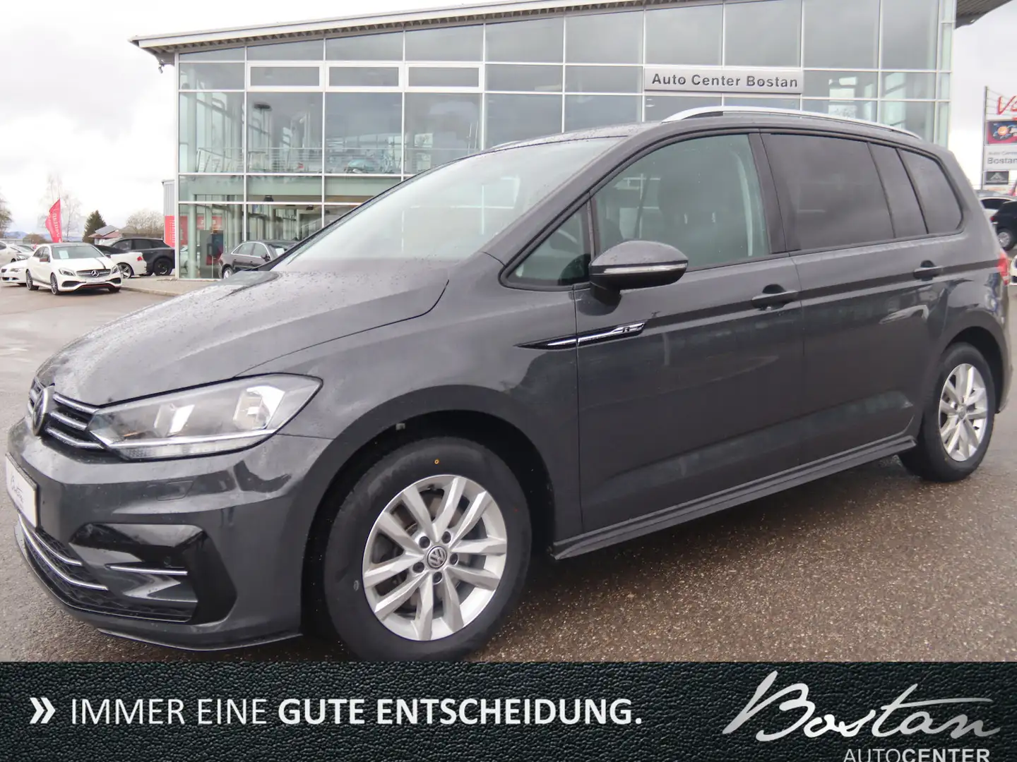 Volkswagen Touran 1.6 TDI BMT/R-LINE/7-SITZER/KAMERA/EURO 6 Grijs - 1