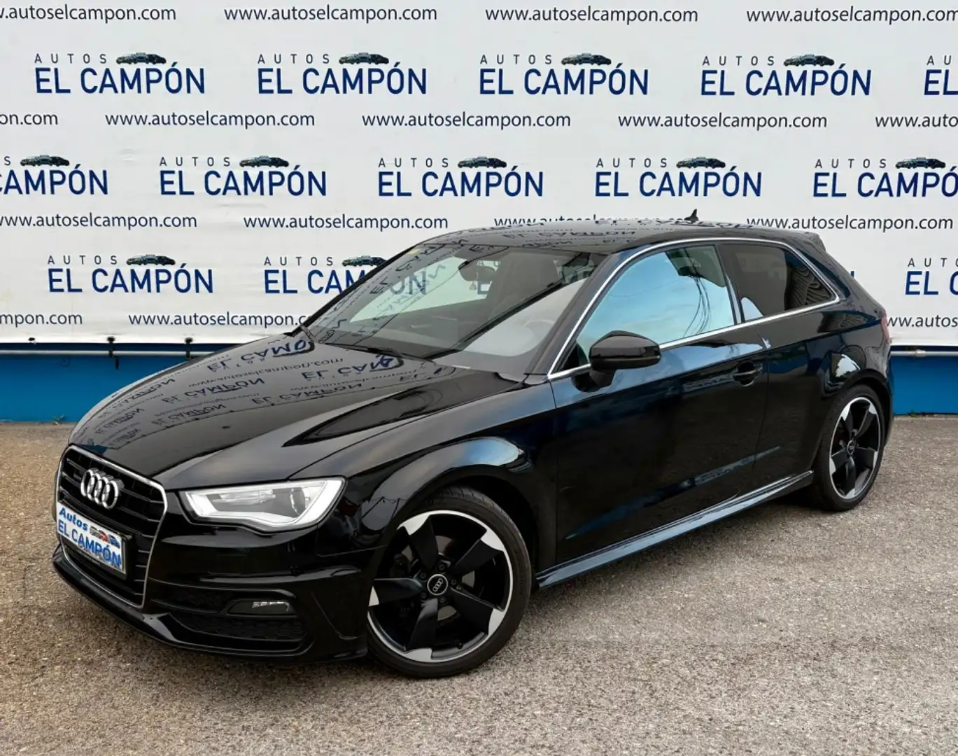 Audi A3 2.0TDI S line edition quattro 150 Zwart - 1
