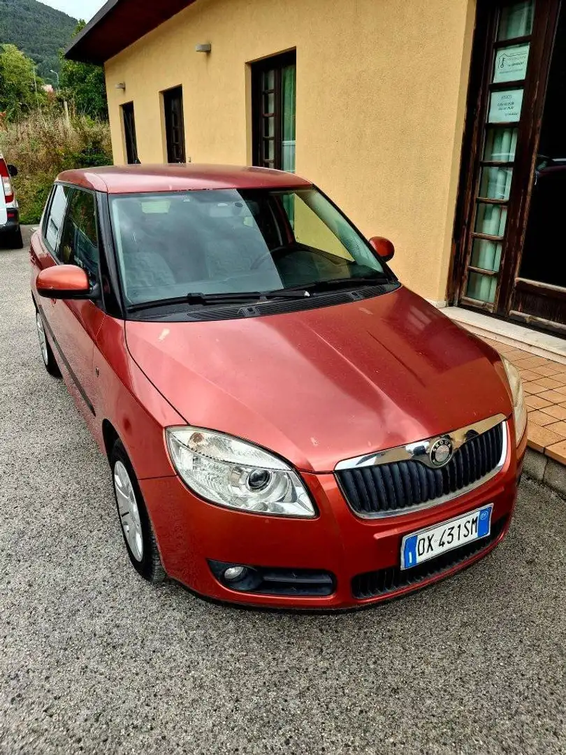 Skoda Fabia Fabia II 2007 Berlina 1.2 Style 70cv Bronze - 1
