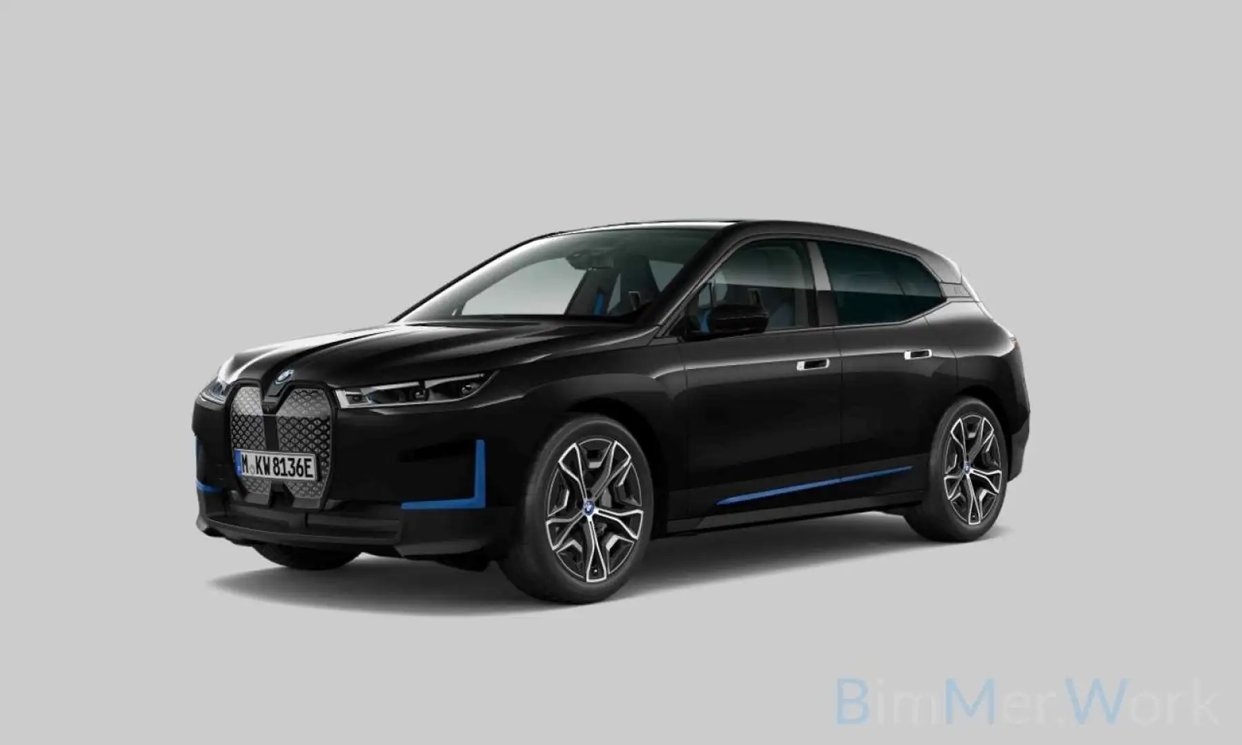 BMW iX DAB Laser 360° AHK SkyLounge H K 22Zoll Schwarz - 1