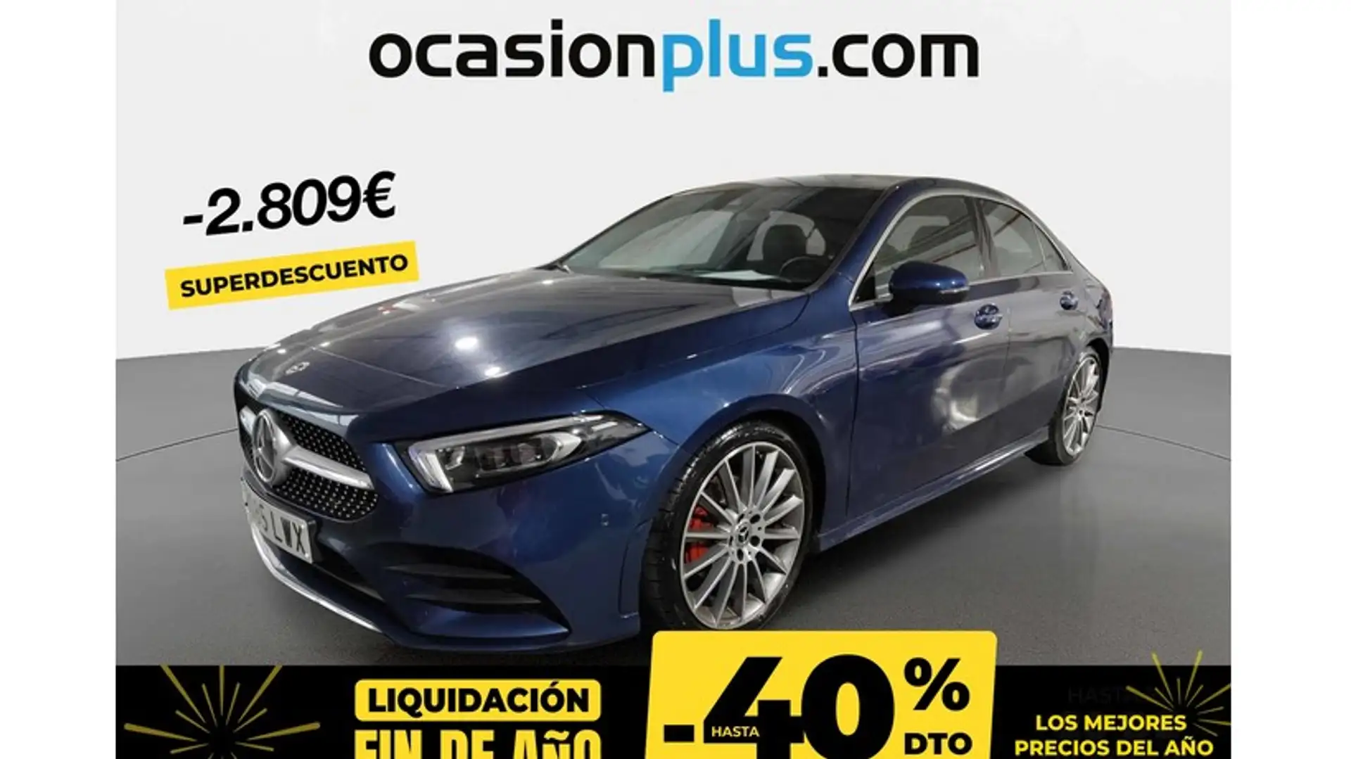 Mercedes-Benz A 200 Sedán Bleu - 1