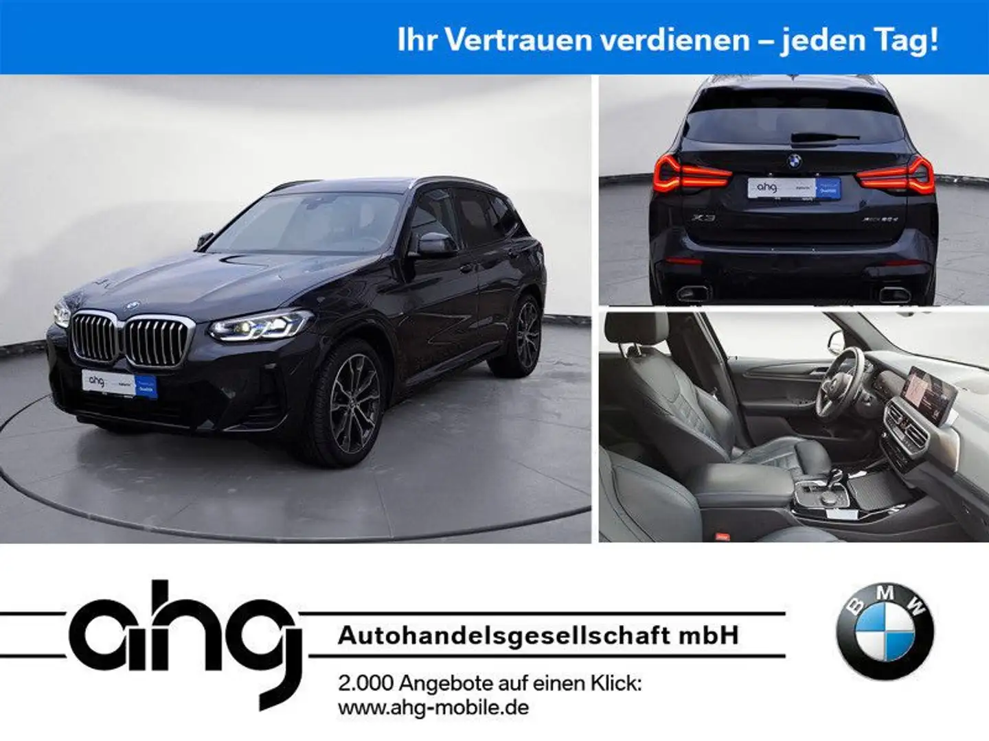 BMW X3 xDrive20d M-Sport *Navi*ACC*Pano*LED*SHZ*PDC* Grau - 1