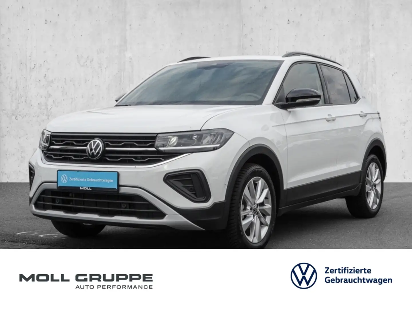 Volkswagen T-Cross 1.0 TSI DSG Life MATRIX 2xKLIMA ACC AUT Weiß - 1