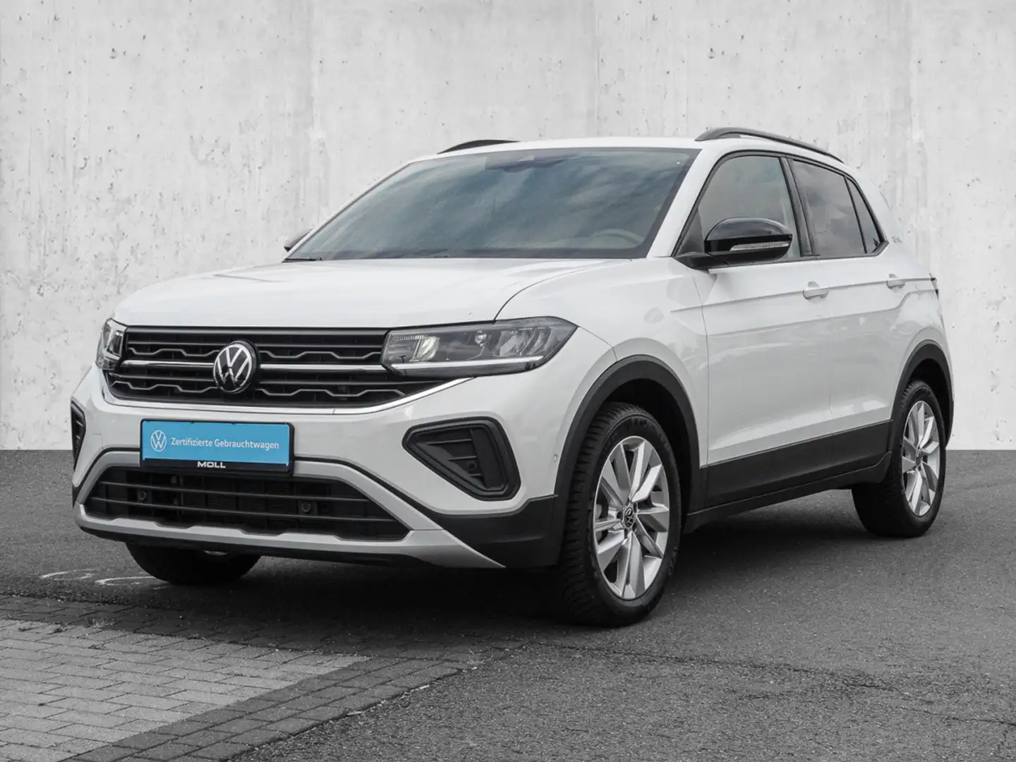 Volkswagen T-Cross 1.0 TSI DSG Life MATRIX 2xKLIMA ACC AUT Weiß - 2