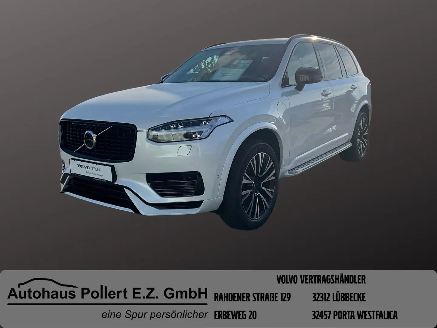 Volvo XC90 T8 Ultimate Dark Plug-In Hybrid AWD Weiß - 1