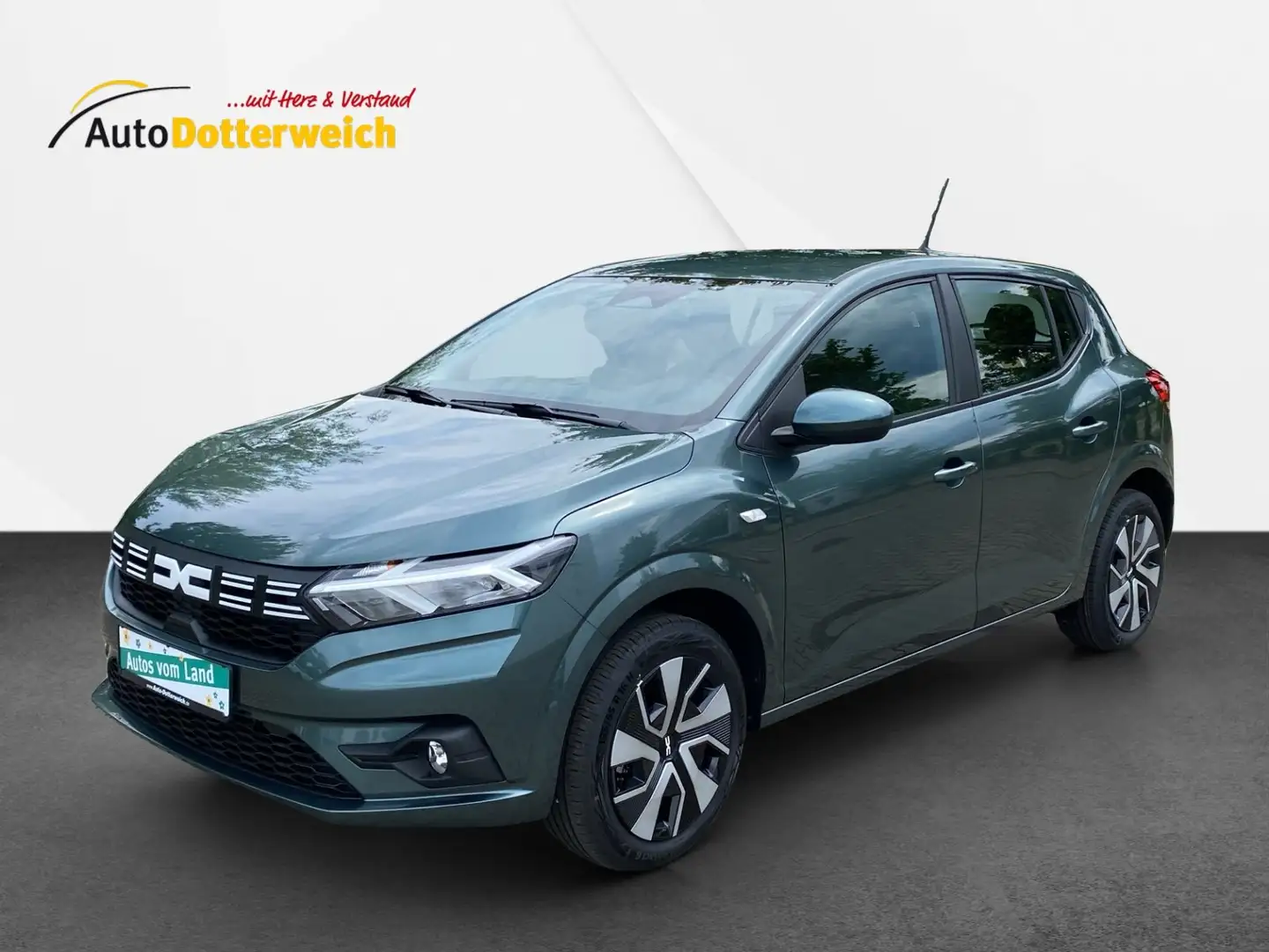 Dacia Sandero Expression tce 90 Klima, Bluetooth, Einparksensore Groen - 1