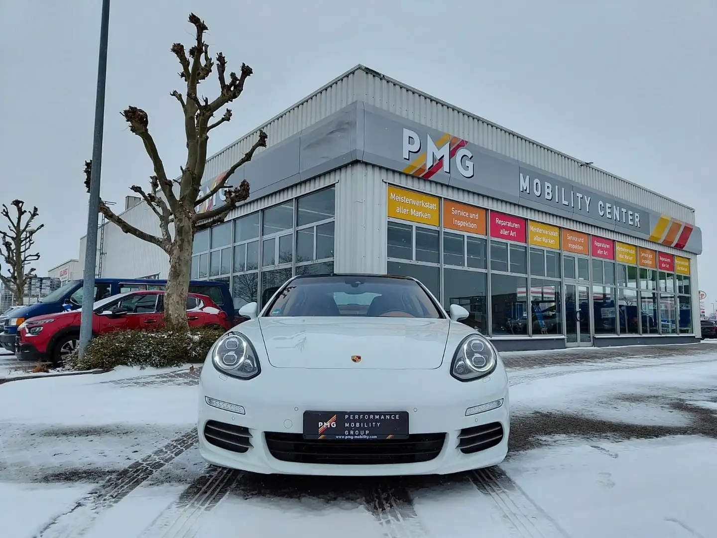 Porsche Panamera 4 PDLS+/PASM/Schiebedach/Mahagoni/BOSE Blanc - 2