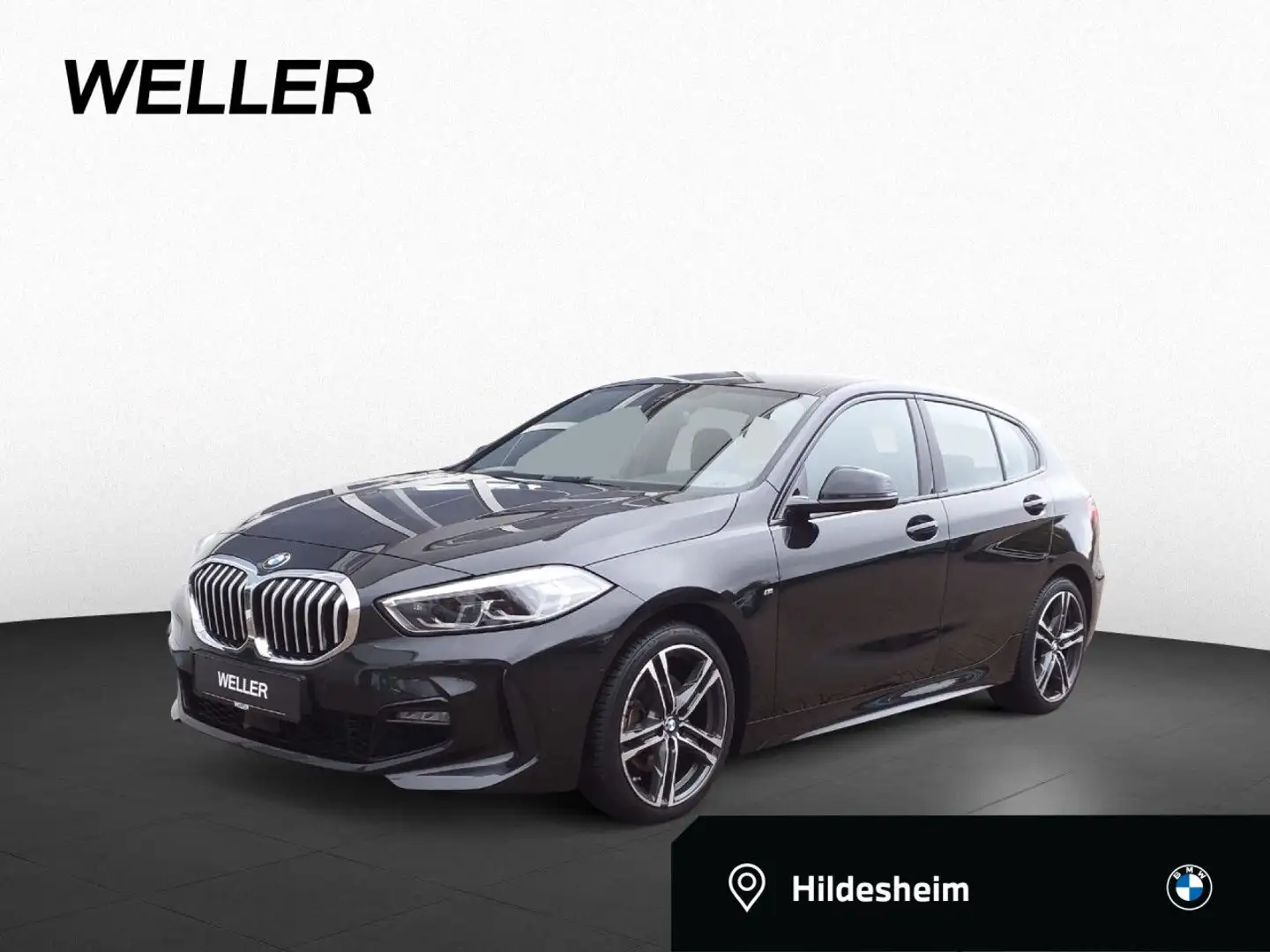 BMW 118 i M SPORT AdLED St+Go MemoSi HUD Kam H/K 18" Zwart - 1