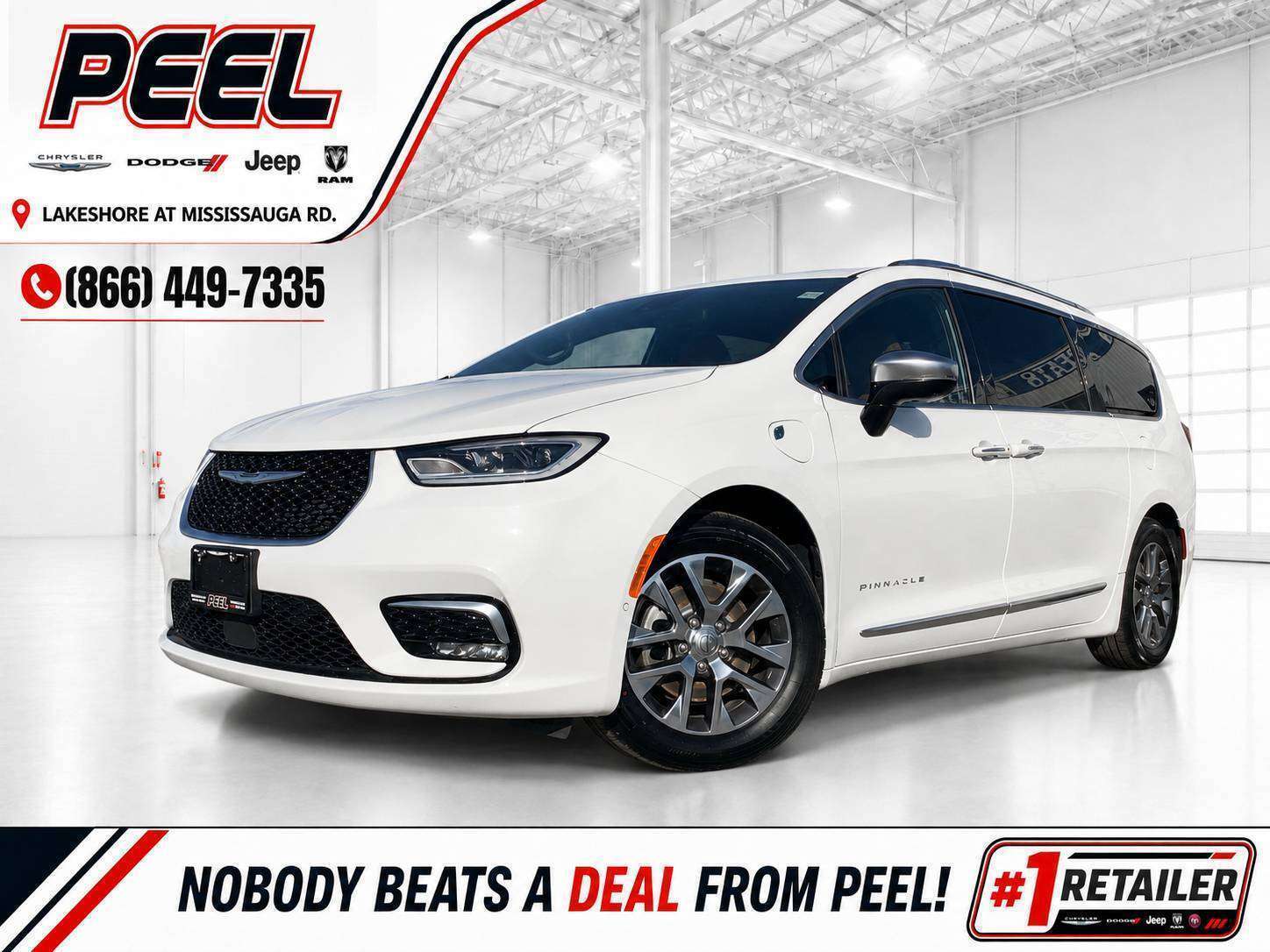 White 2023 Chrysler Pacifica Hybrid Minivan Front-Wheel Drive 9-Speed Automatic