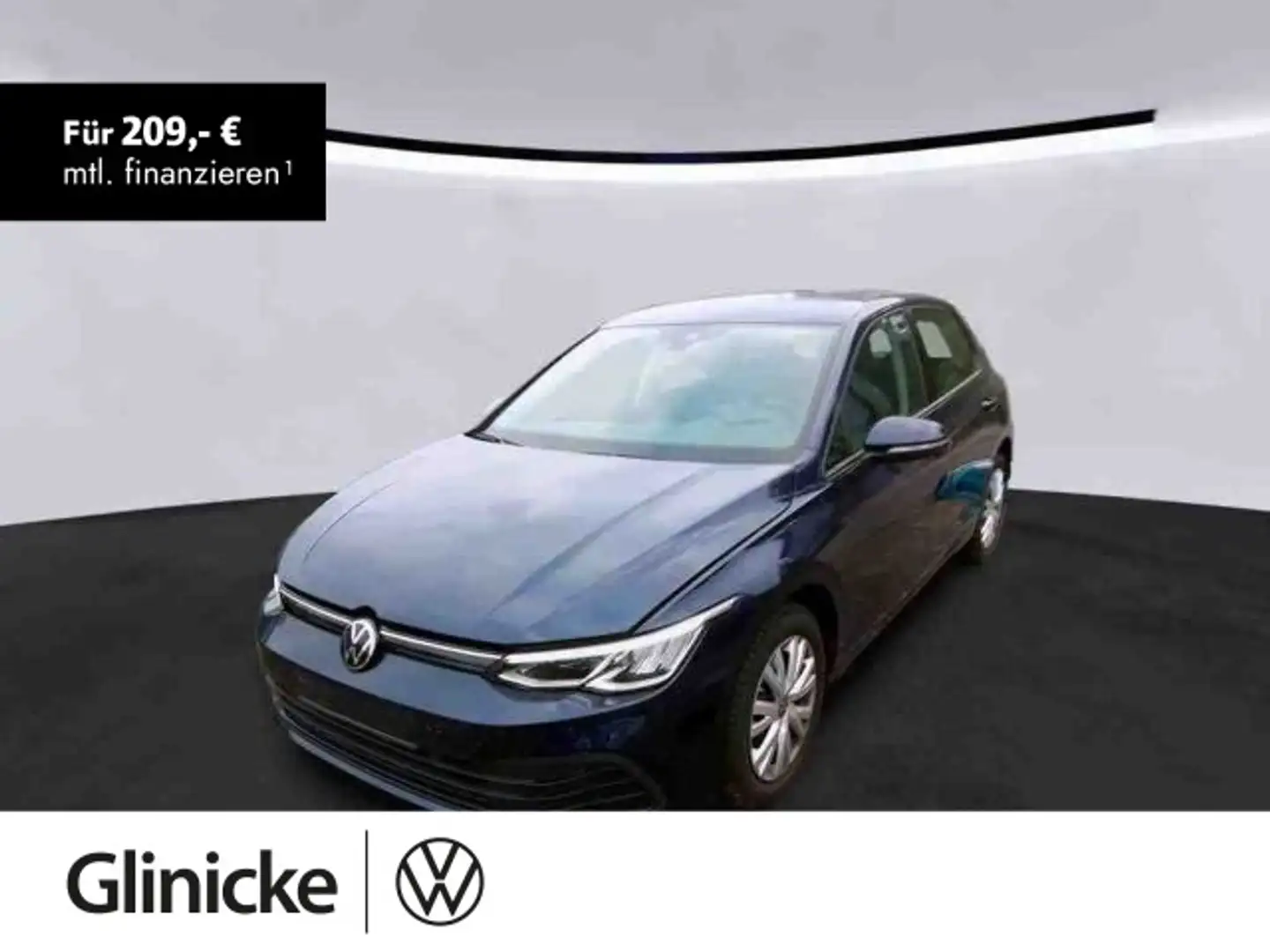 Volkswagen Golf VIII 1.0 TSI Navi Klima PDC SiHz LED ACC DA Blau - 1
