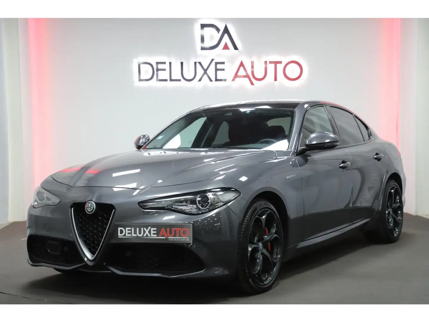Alfa Romeo Giulia 2.0 T 280 Veloce Q4 BVA Gris - 1