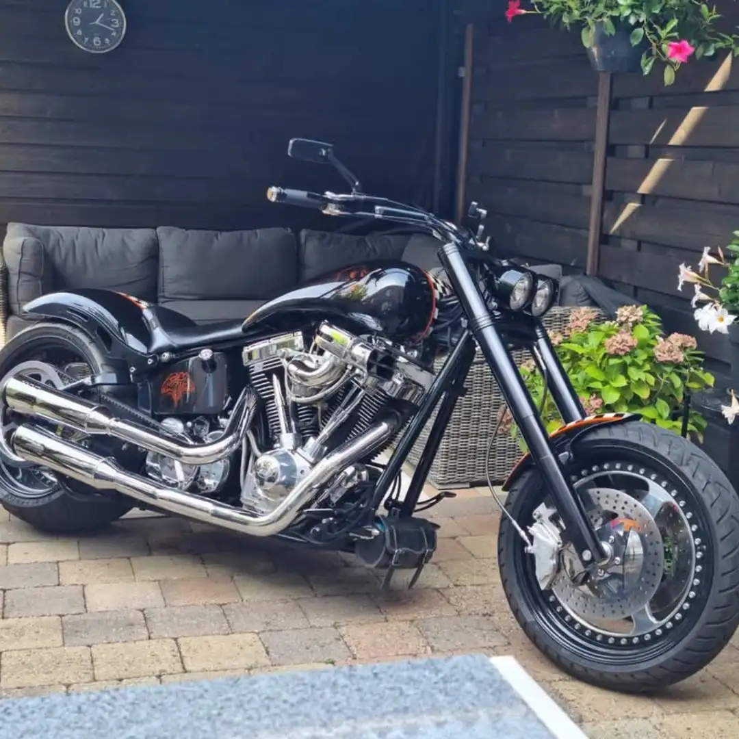 Harley-Davidson Custom Bike Black prince speciaal zelfbouw Black - 1