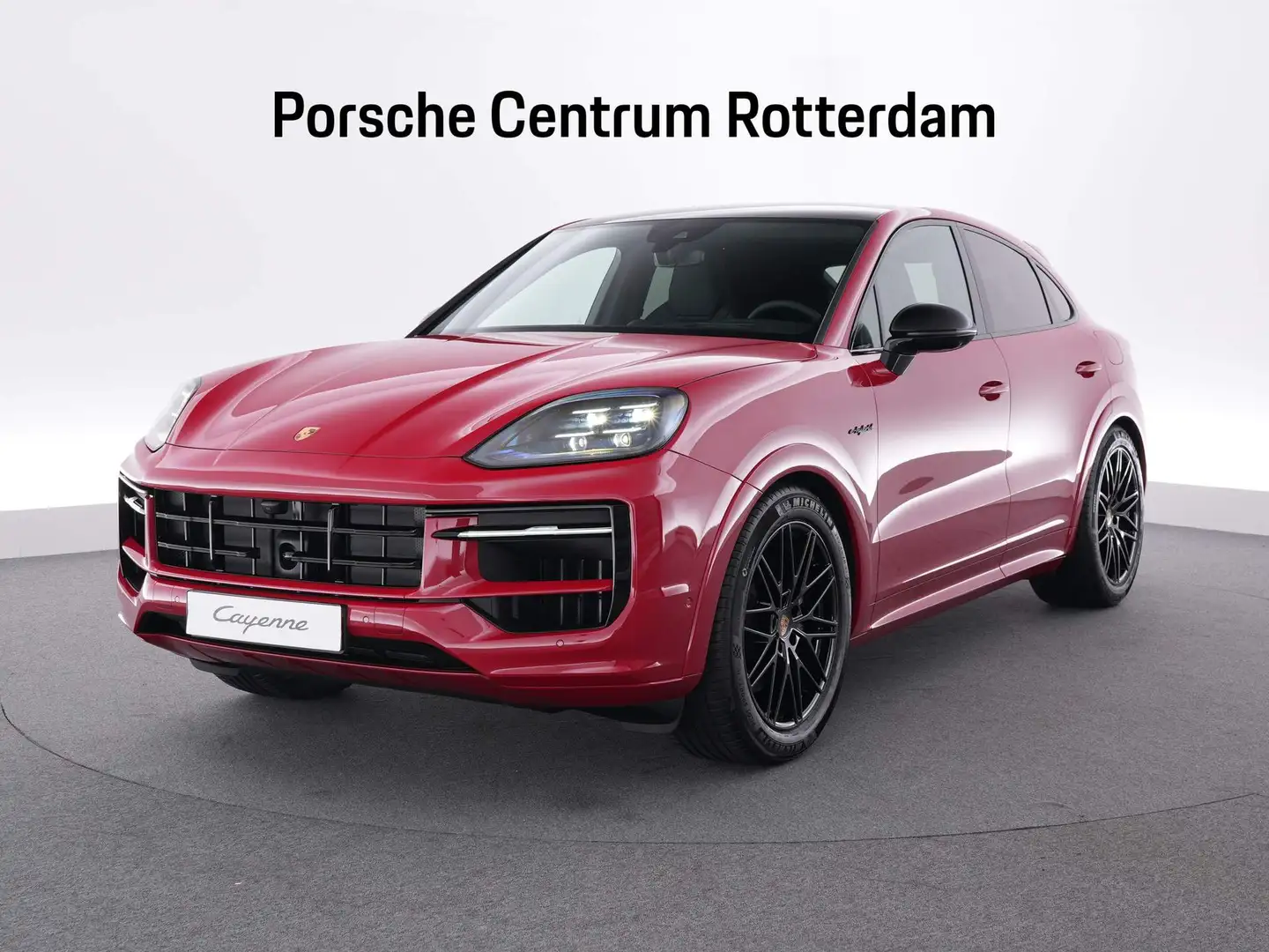 Porsche Cayenne E-Hybrid Coupé Rood - 1