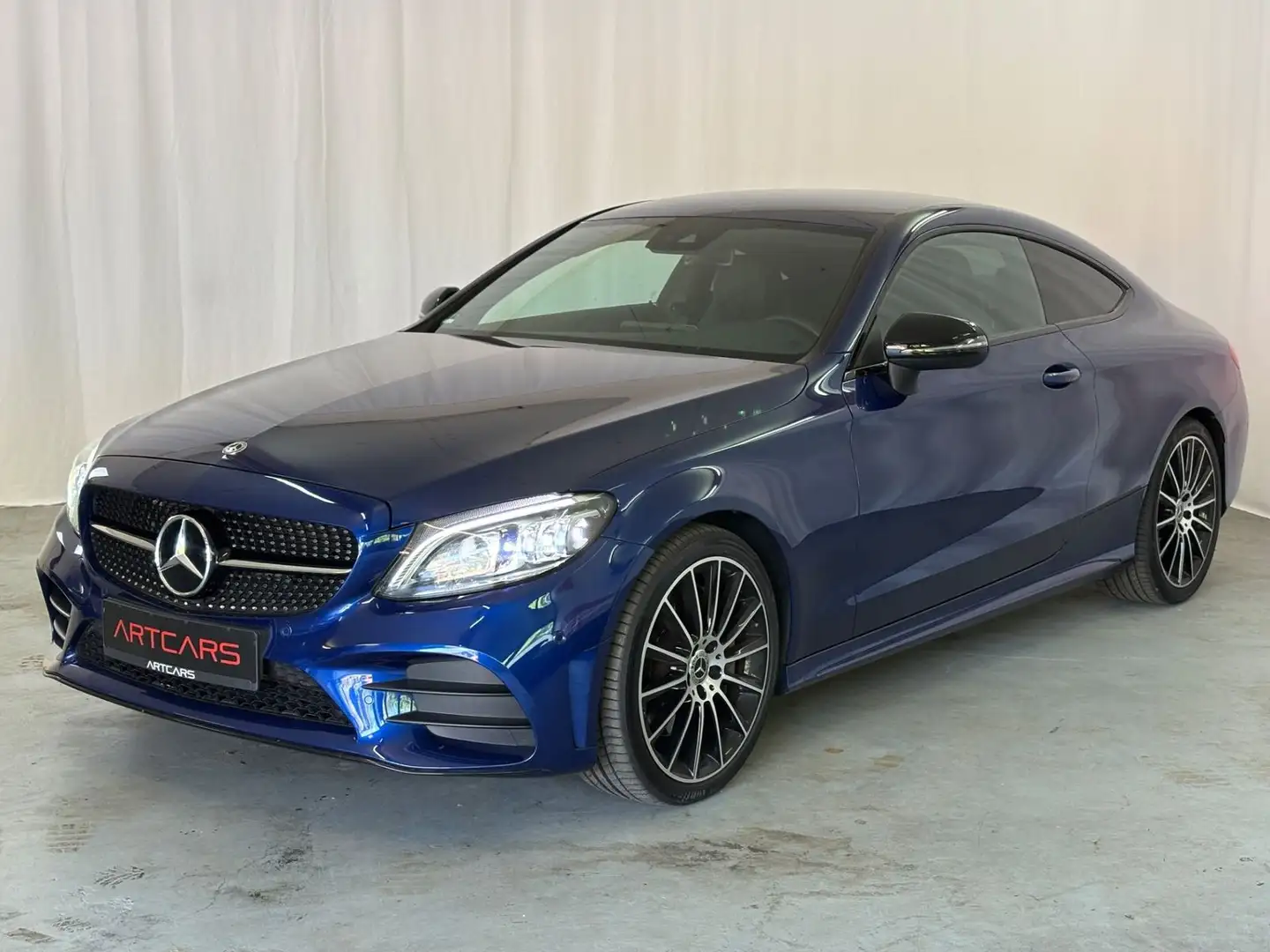 Mercedes-Benz C 300 Coupe AMG Line NIGHT MULTIBEAM DIGITALTACH Azul - 1