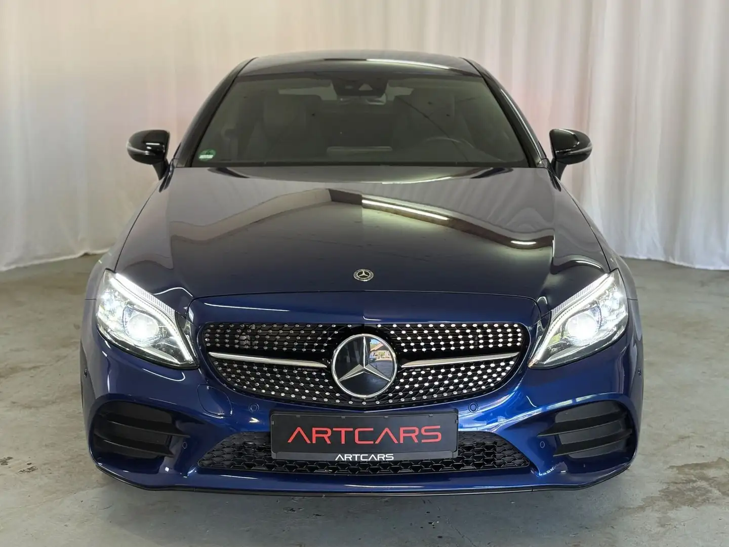 Mercedes-Benz C 300 Coupe AMG Line NIGHT MULTIBEAM DIGITALTACH Azul - 2