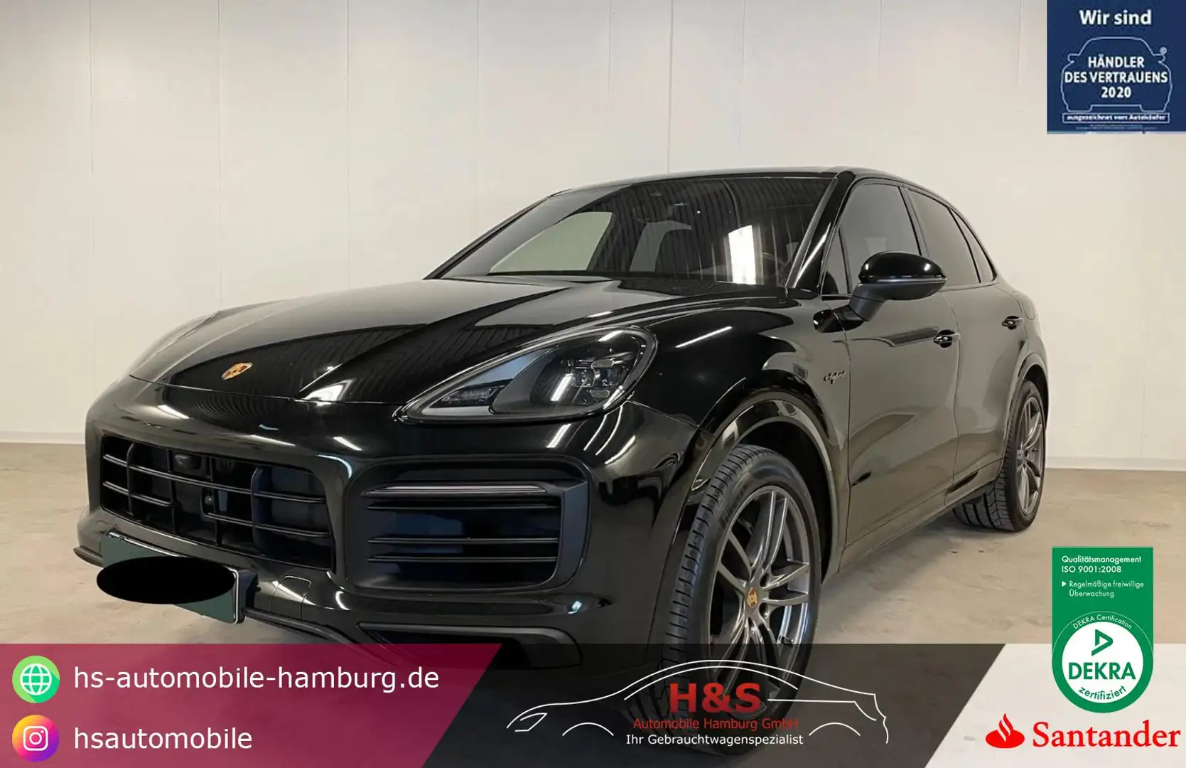 Porsche Cayenne E-Hybrid Platinum Edition Schwarz - 1