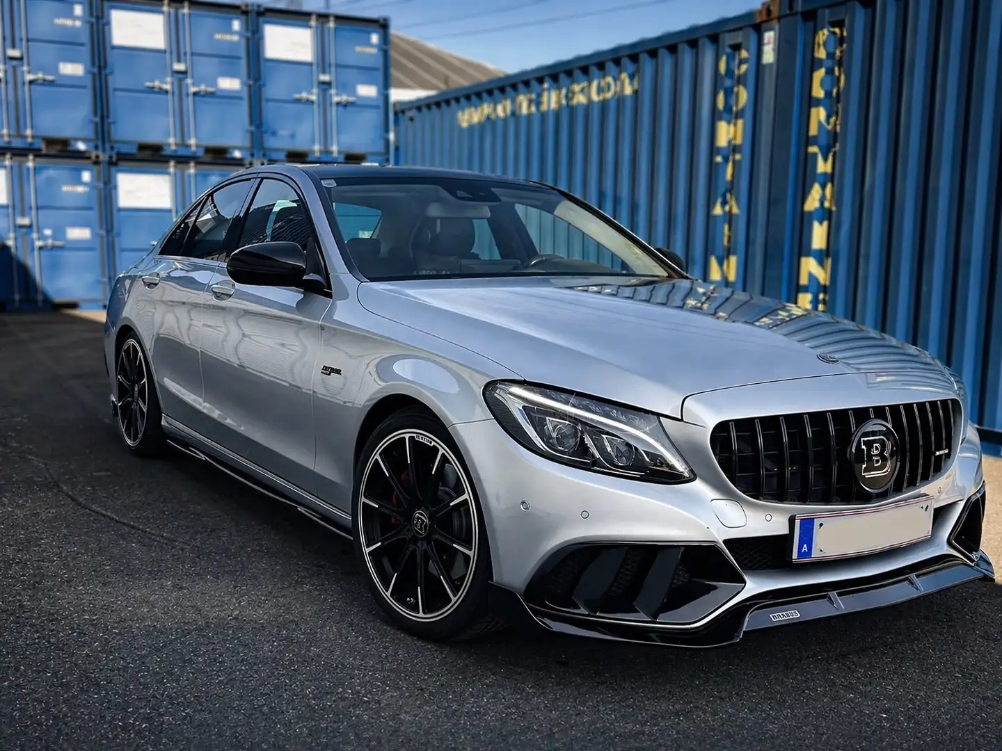 Mercedes-Benz C 250 4MATIC BRABUS Optik / ca. 250 PS Silber - 1