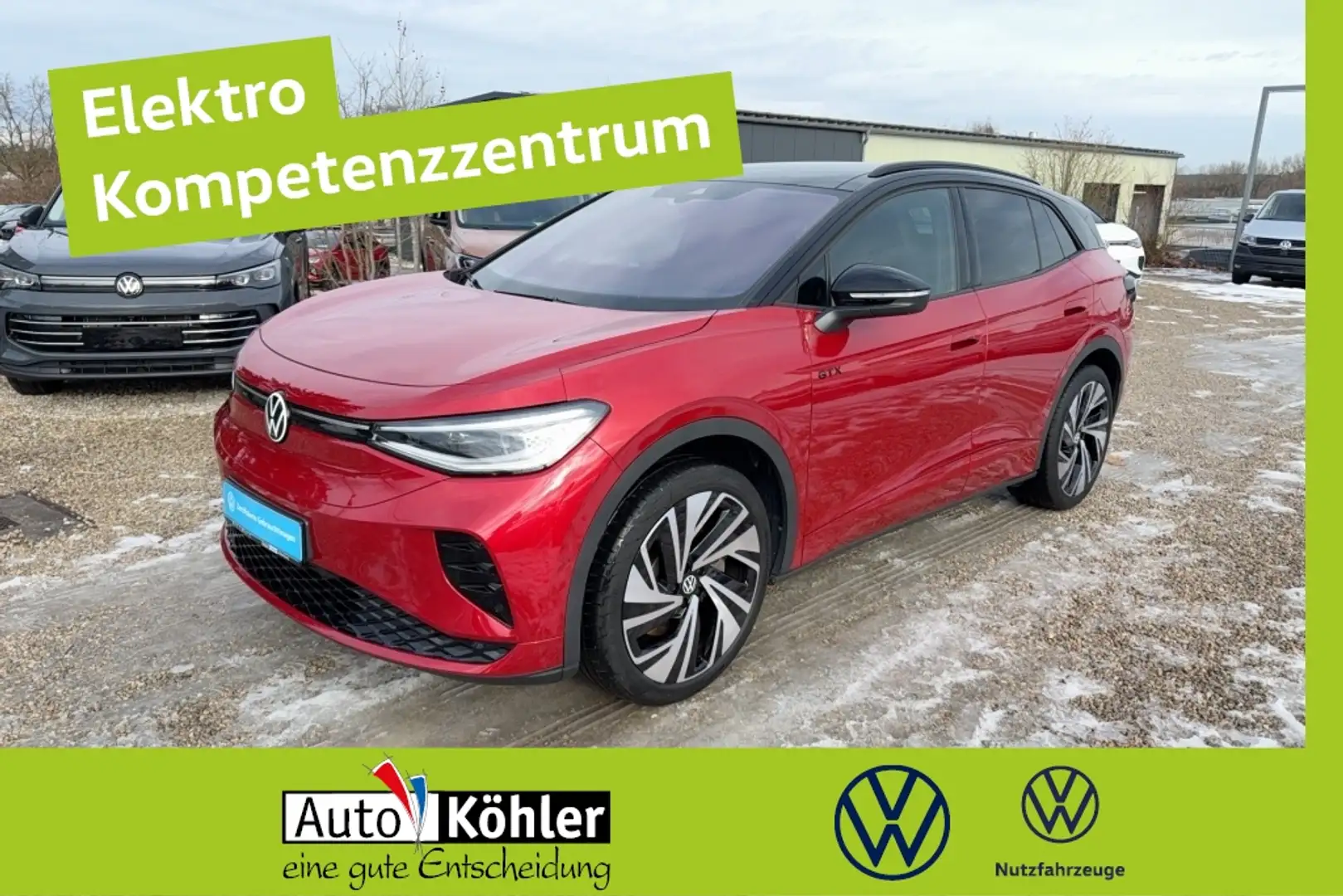 Volkswagen ID.4 GTX 4M Matrix/Pano/CCS/CarPlay/AHK/360/ACC Rot - 1