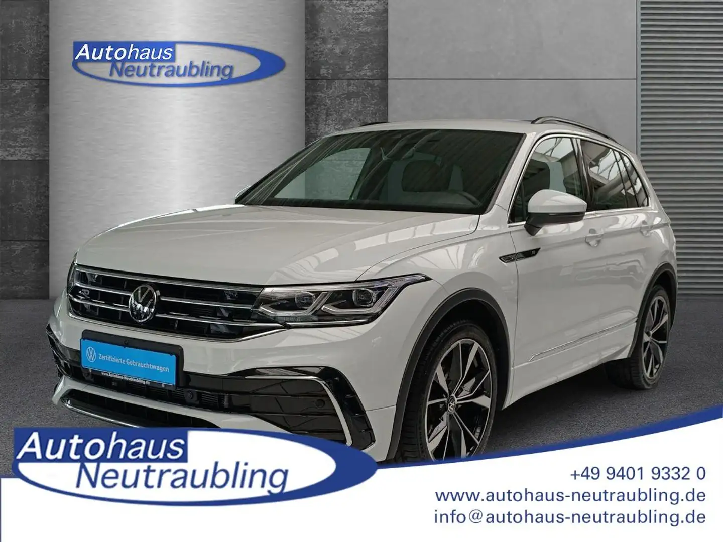 Volkswagen Tiguan 2.0 TDI "R-LINE" 150 PS DSG+NAVI+AHK+IQ.LIGHT+ Weiß - 1