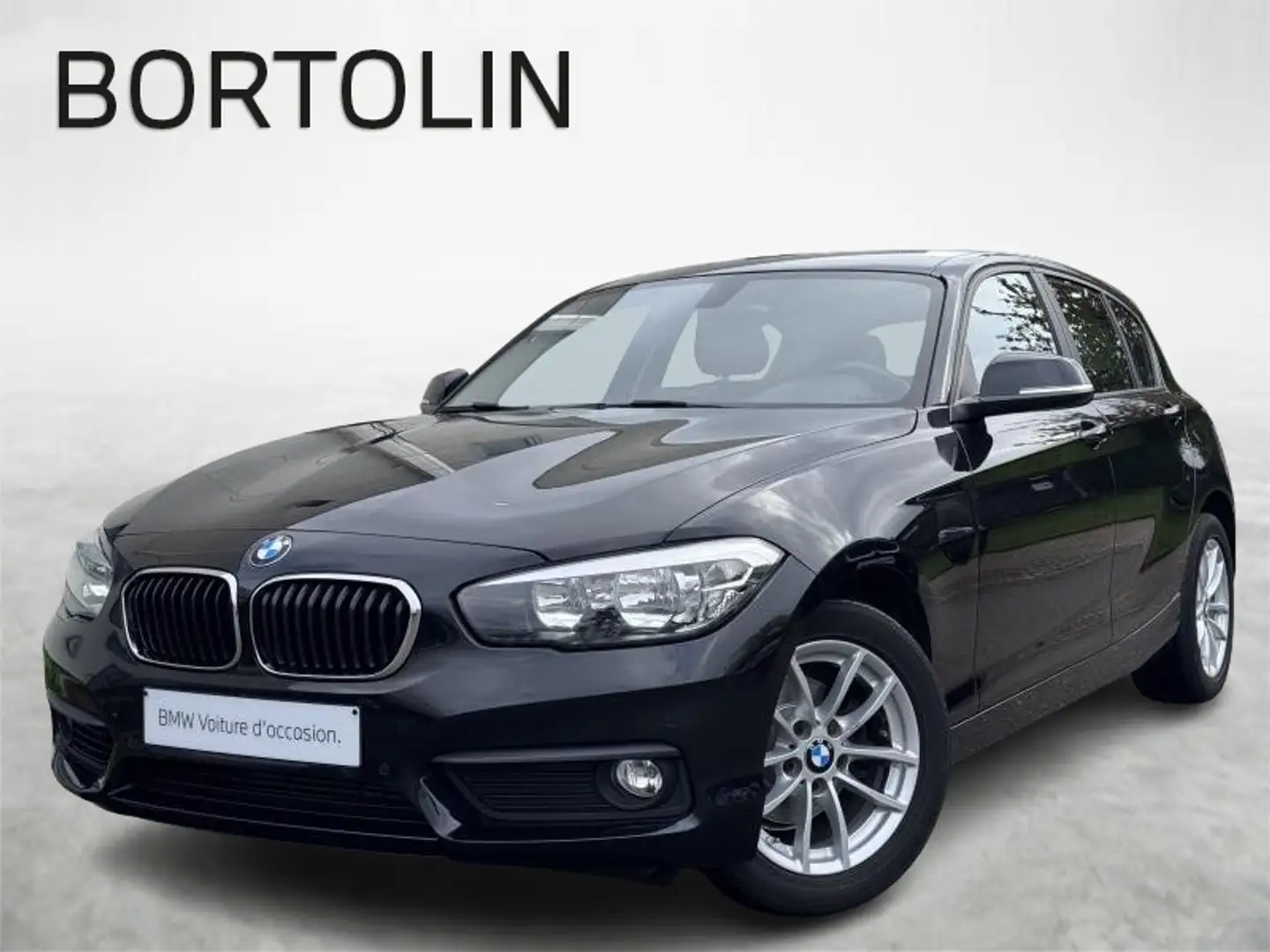 BMW 118 Hatch Boite Auto Navi *TVAC* Noir - 1