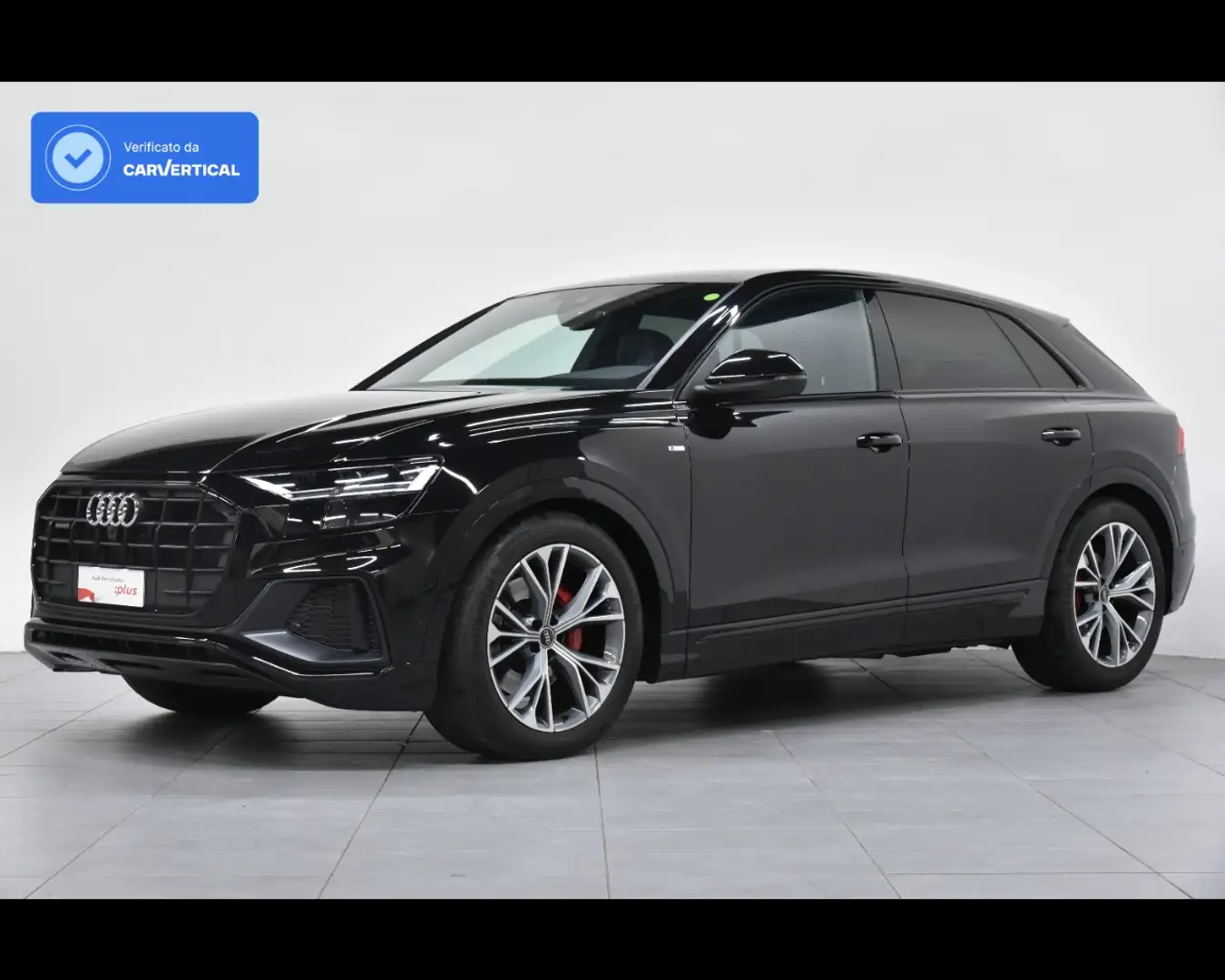 Audi Q8 3.0 TDI Tiptronic Sline mhev quattro Zwart - 1