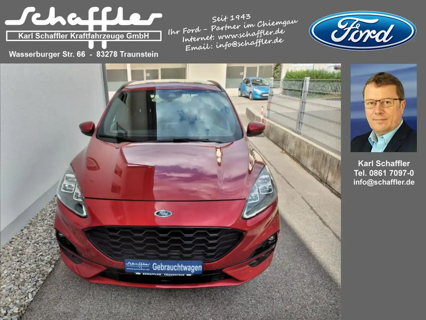Ford Kuga Plug-In Hybrid ST-Line X Rouge - 2