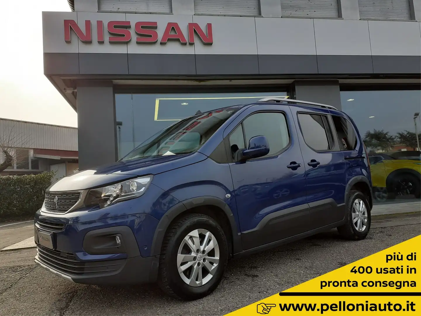 Peugeot Rifter 130 S&S Allure KM CERTIFICATI-GARANZIA Blu/Azzurro - 1