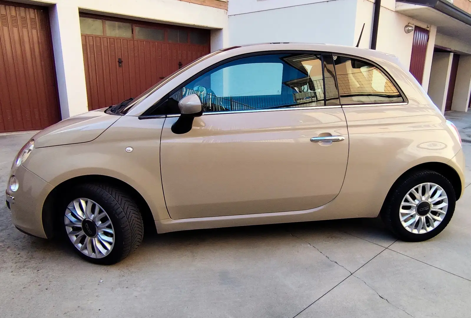 Fiat 500 500 III 1.2 Lounge 69cv my14 Beige - 1