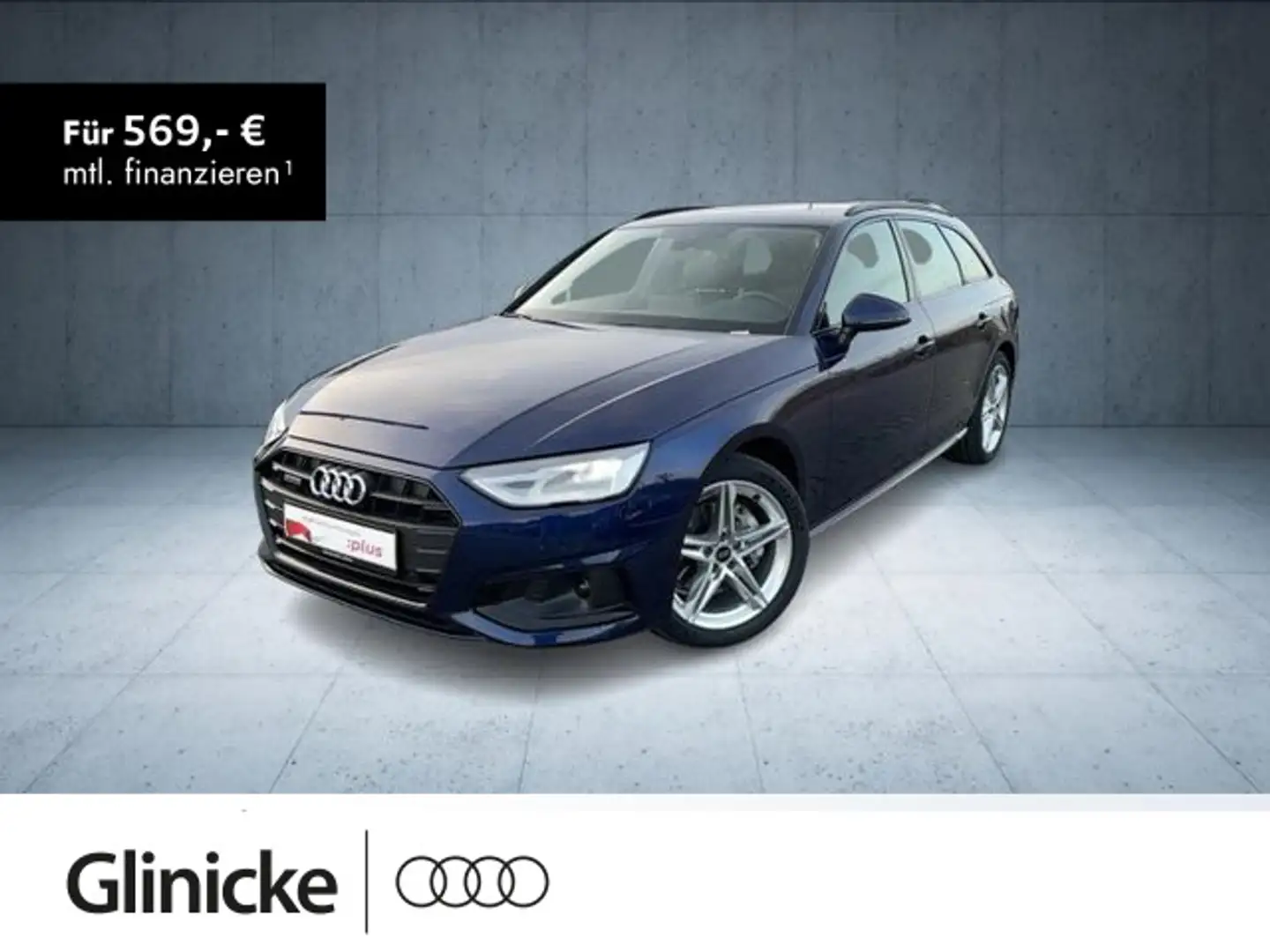 Audi A4 advanced 40 TDI qu Nav/ACC/Leder/sound/ Blau - 1
