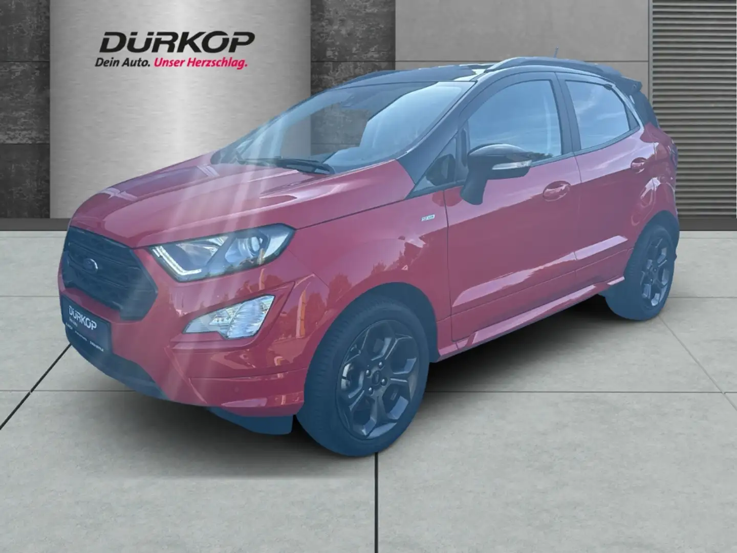 Ford EcoSport ST-Line 1.0 EcoBoost LED Alcantara Kamera SHZ LHZ Rouge - 1