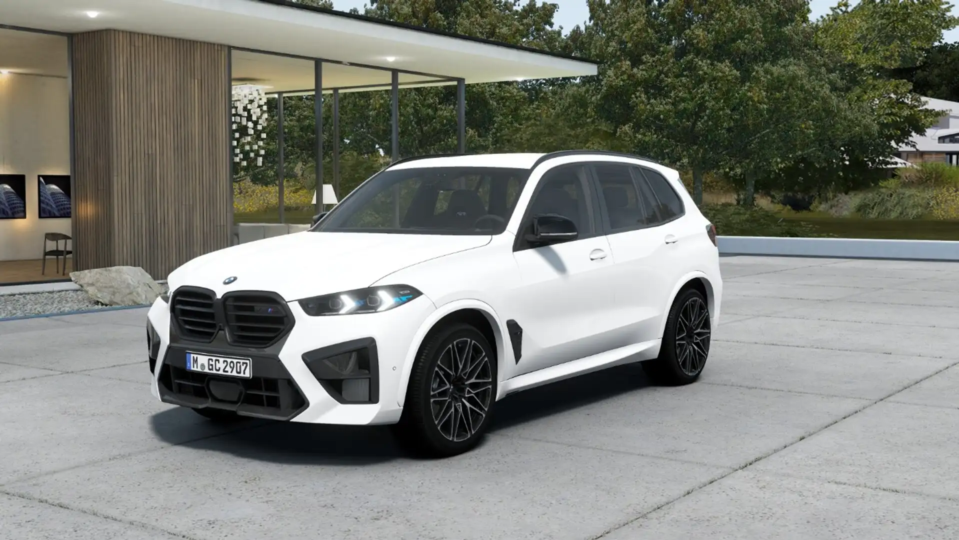 BMW X5 M Competition Blanc - 2