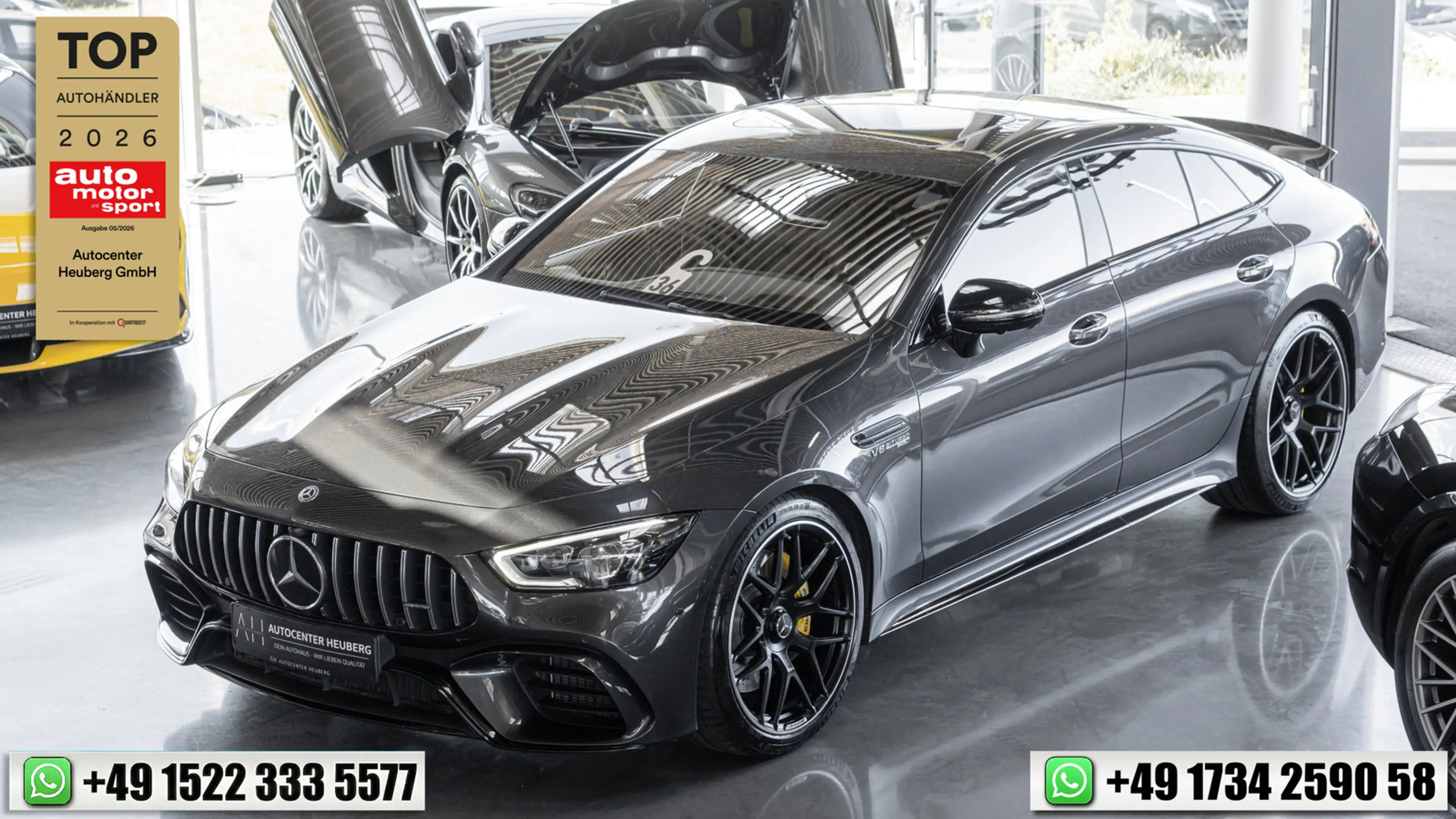 Mercedes-Benz AMG GT 63s 4MATIC+ *360°*ACC*HUD*SOFTCLOSE*BURM*