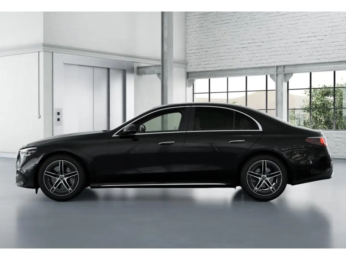 Mercedes-Benz E 200 4M Limo AMG+DIST+MEMORY+DIGITAL LIGHT+360° Schwarz - 2