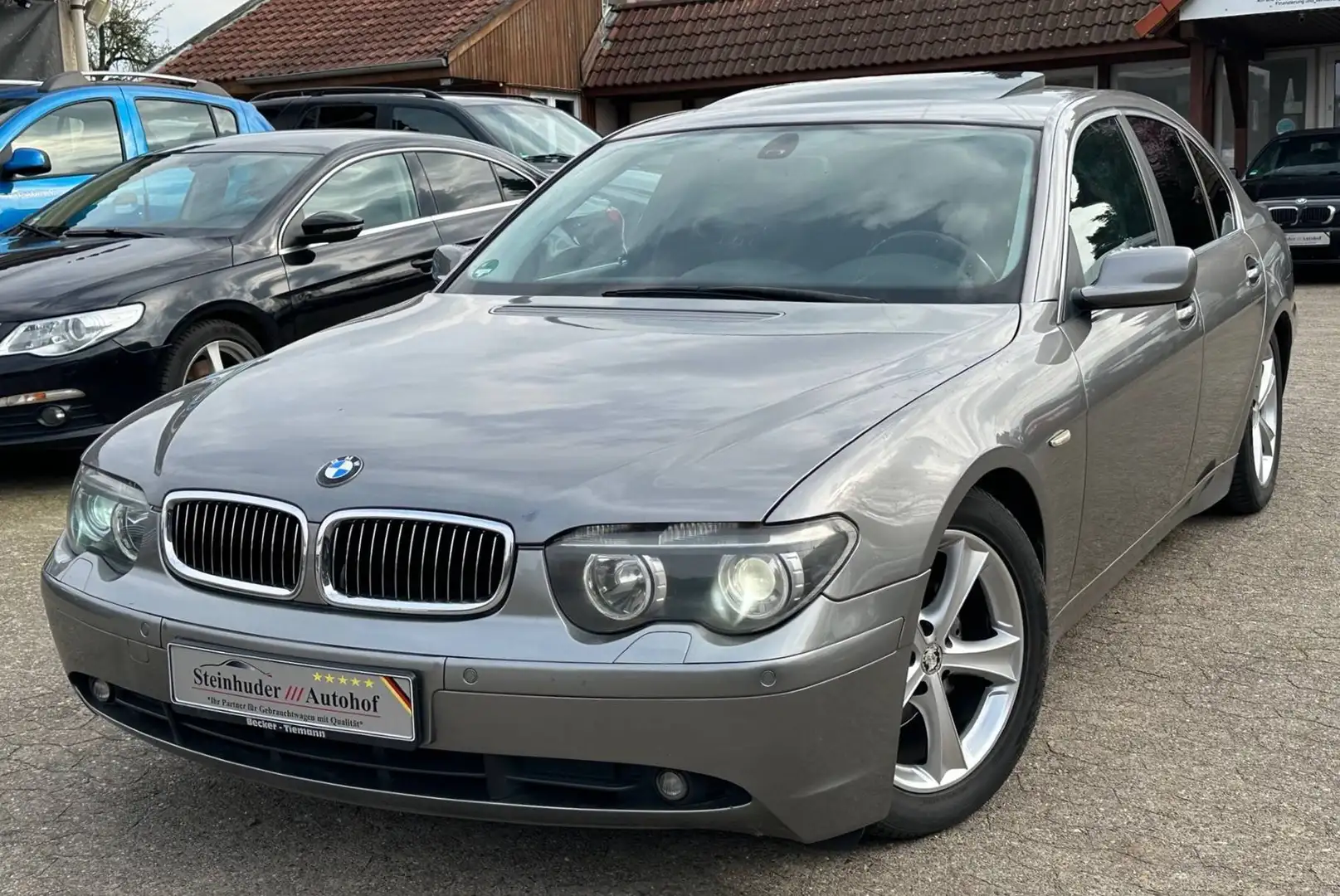 BMW 735 735i L LPG Szary - 1