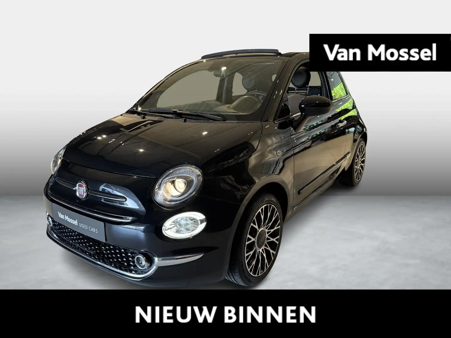 Fiat 500C 1.2 8v Club Edizione Zwart - 1