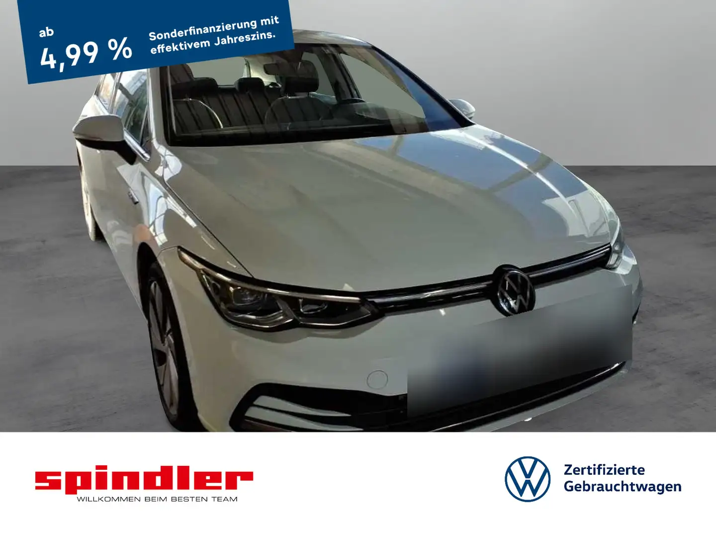 Volkswagen Golf VIII Style 2.0TDI DSG / App, AHK, LED+, RFK Blanc - 1