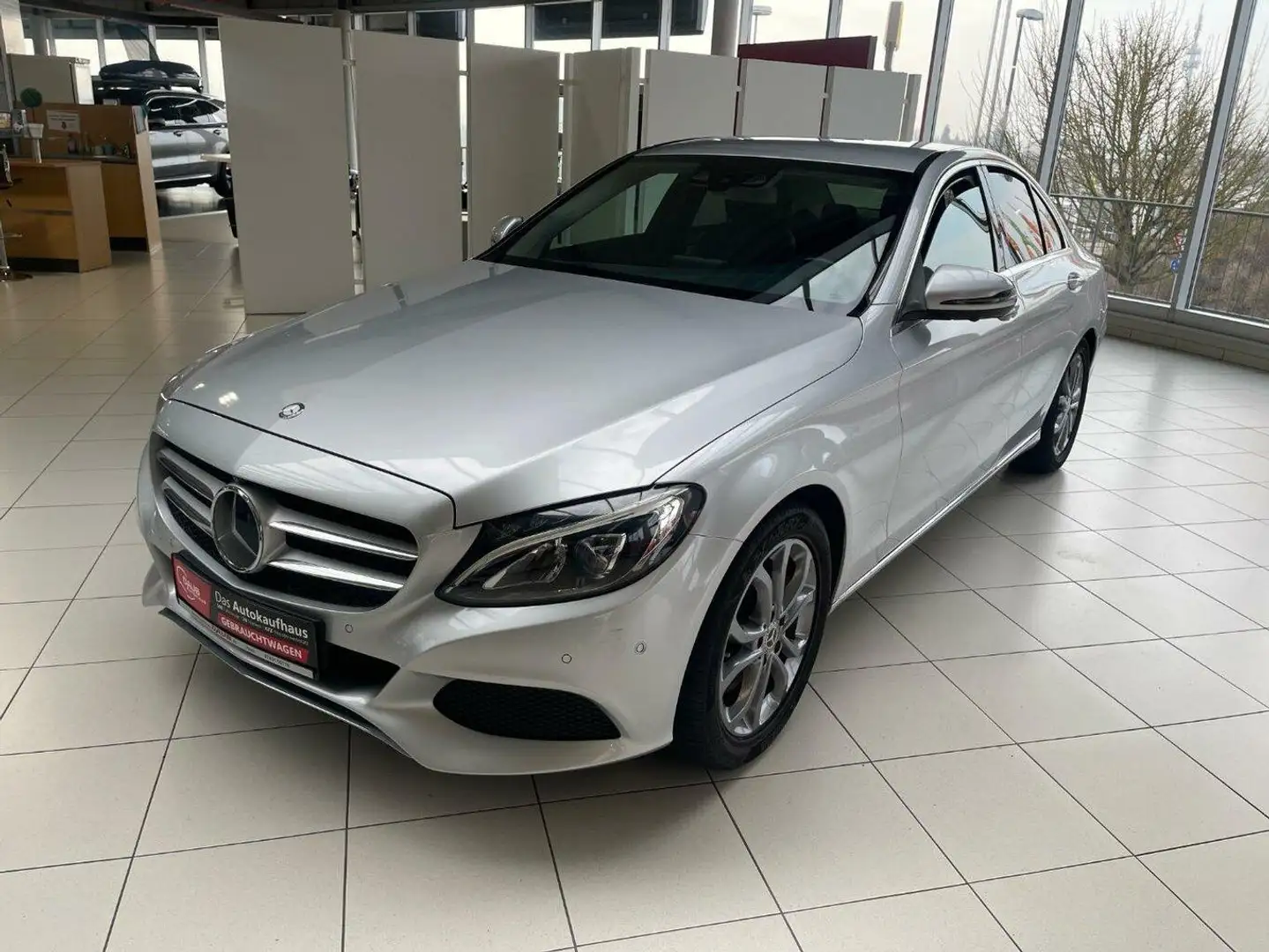 Mercedes-Benz C 300 CDI BlueTec Hybrid+Automatik+LED+Kamera+++ Zilver - 1