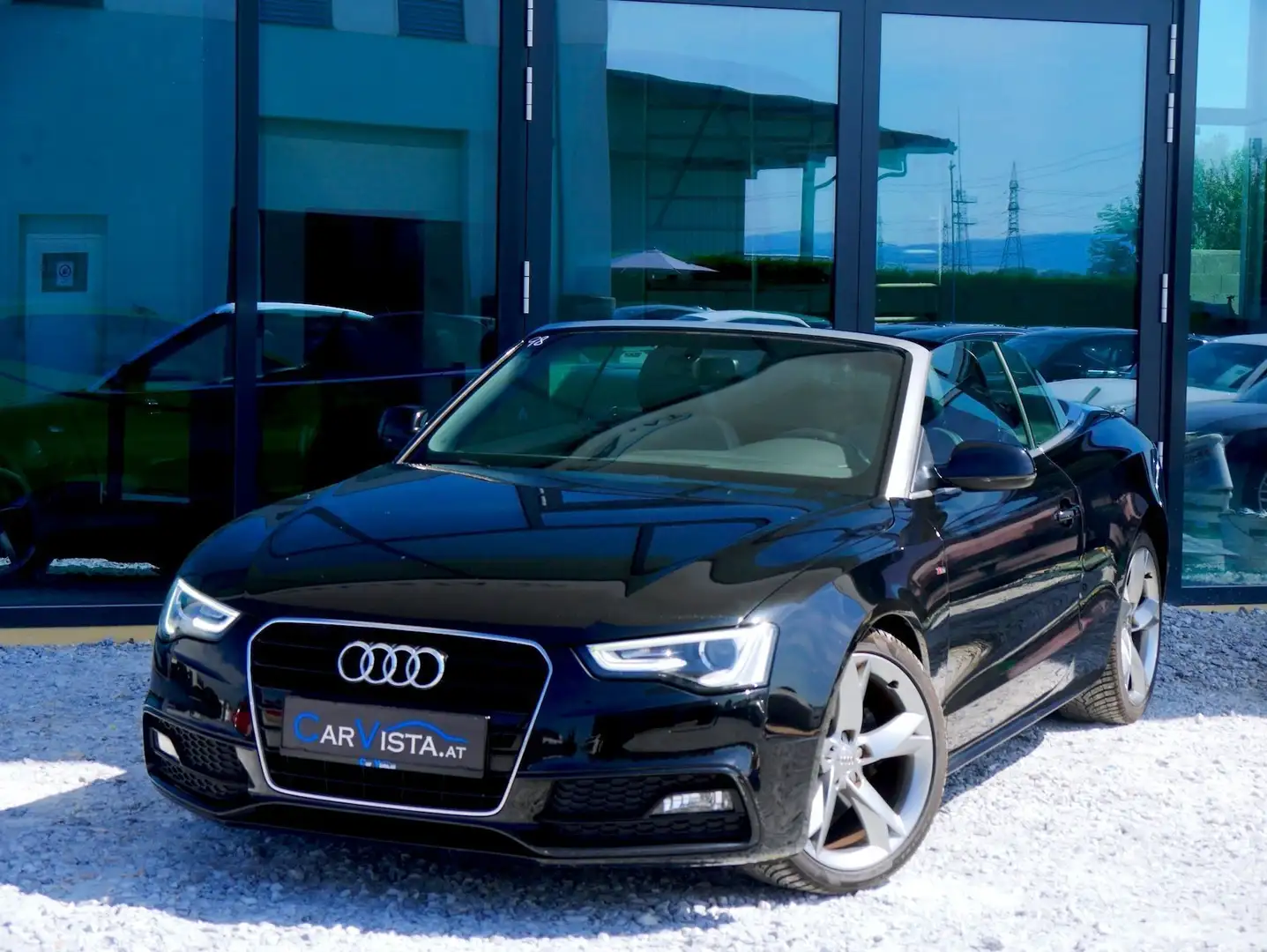 Audi A5 Cabrio 2,0 TDI Aut. *S-LINE* Schwarz - 1